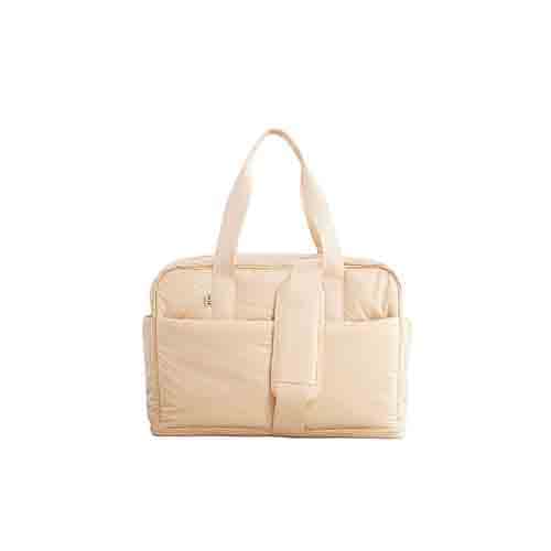 The Expandable Duffle in Beige