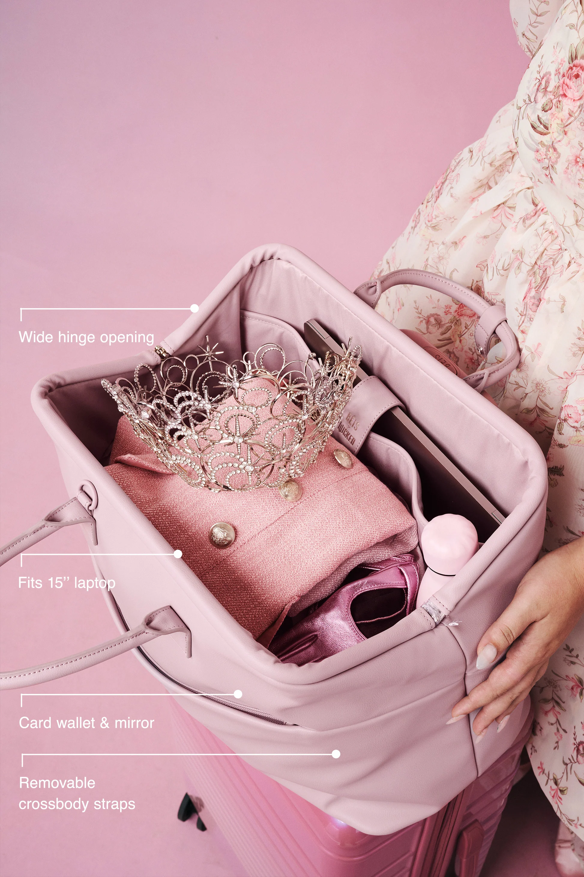 The Wicked Weekender in Wicked Pink