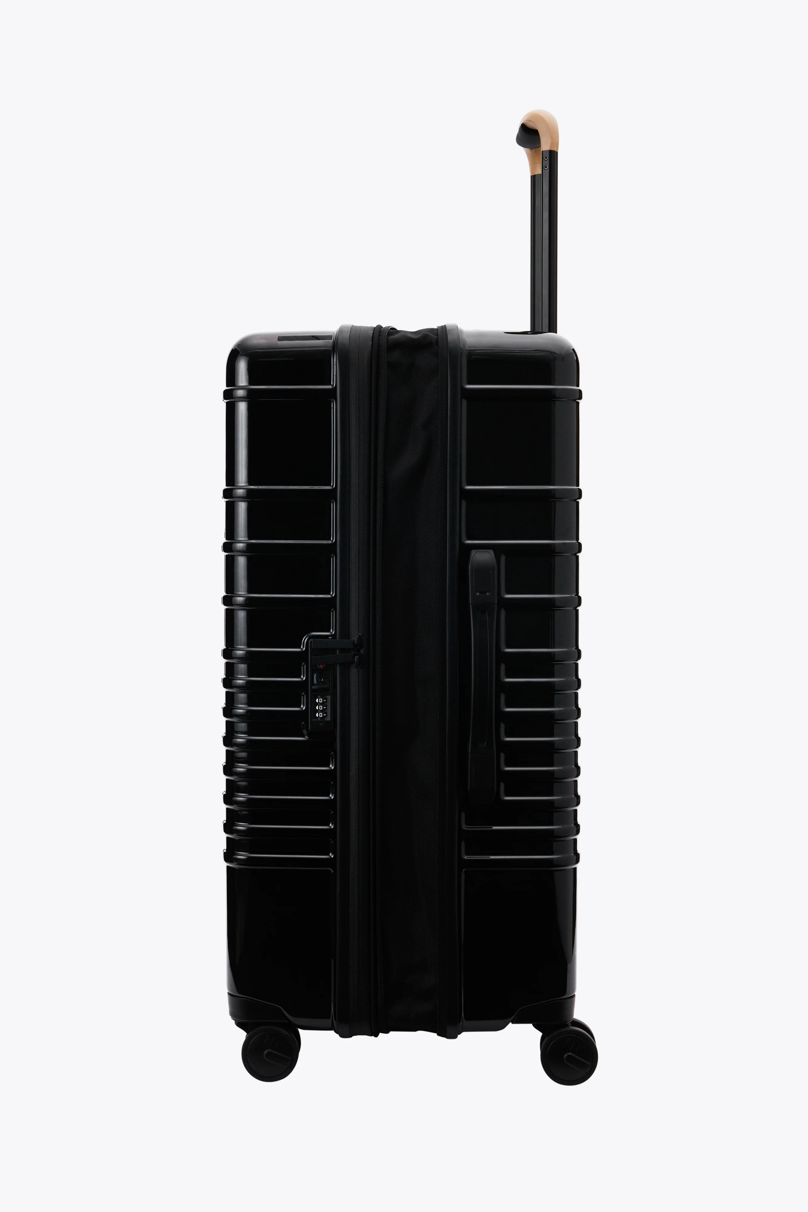 The Large Check-In Roller in Glossy Black