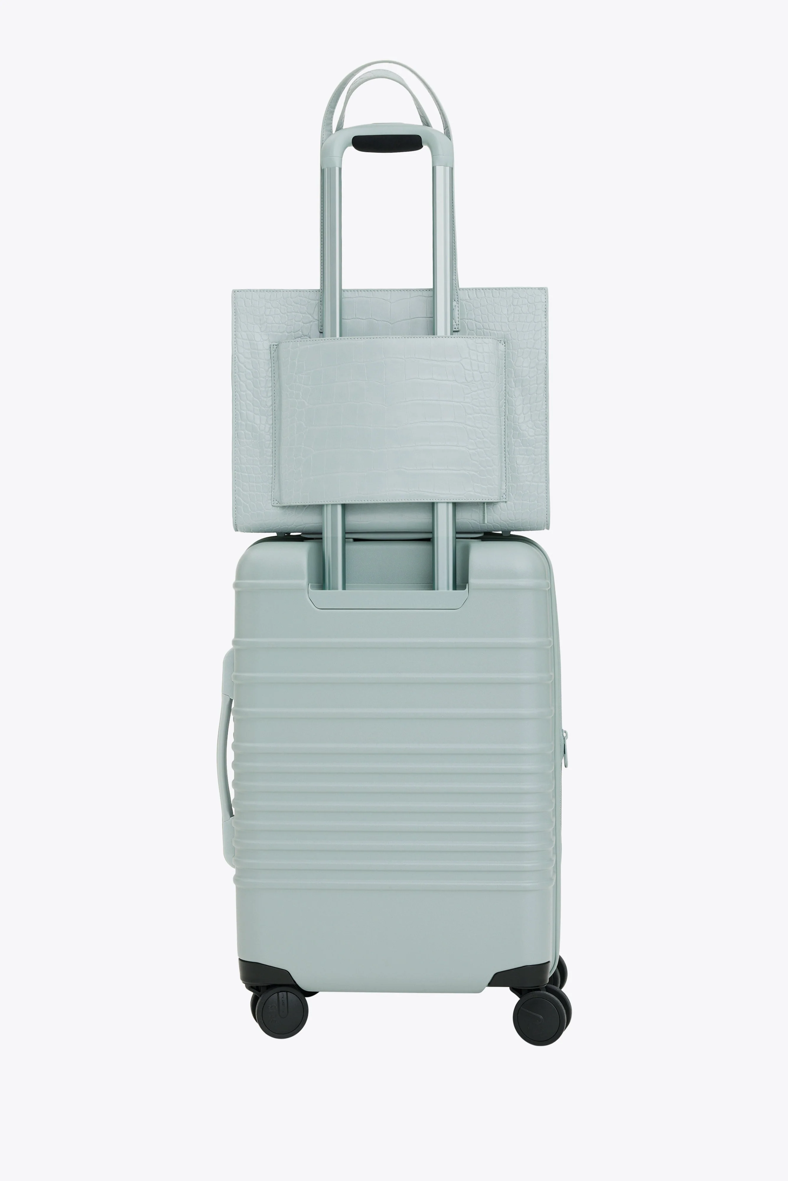 Resale The Work Tote in Slate Croc