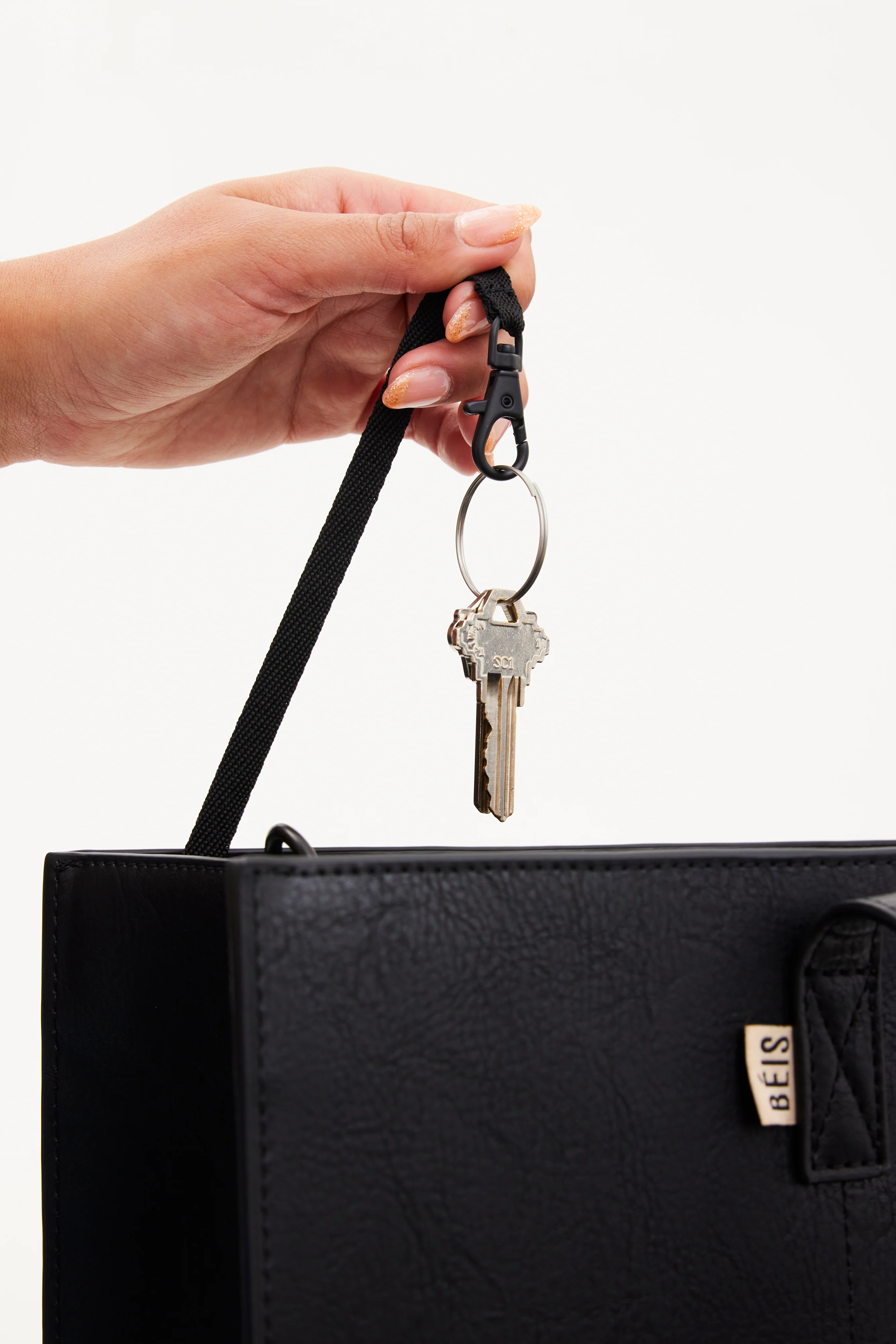 The Large Work Tote in Black