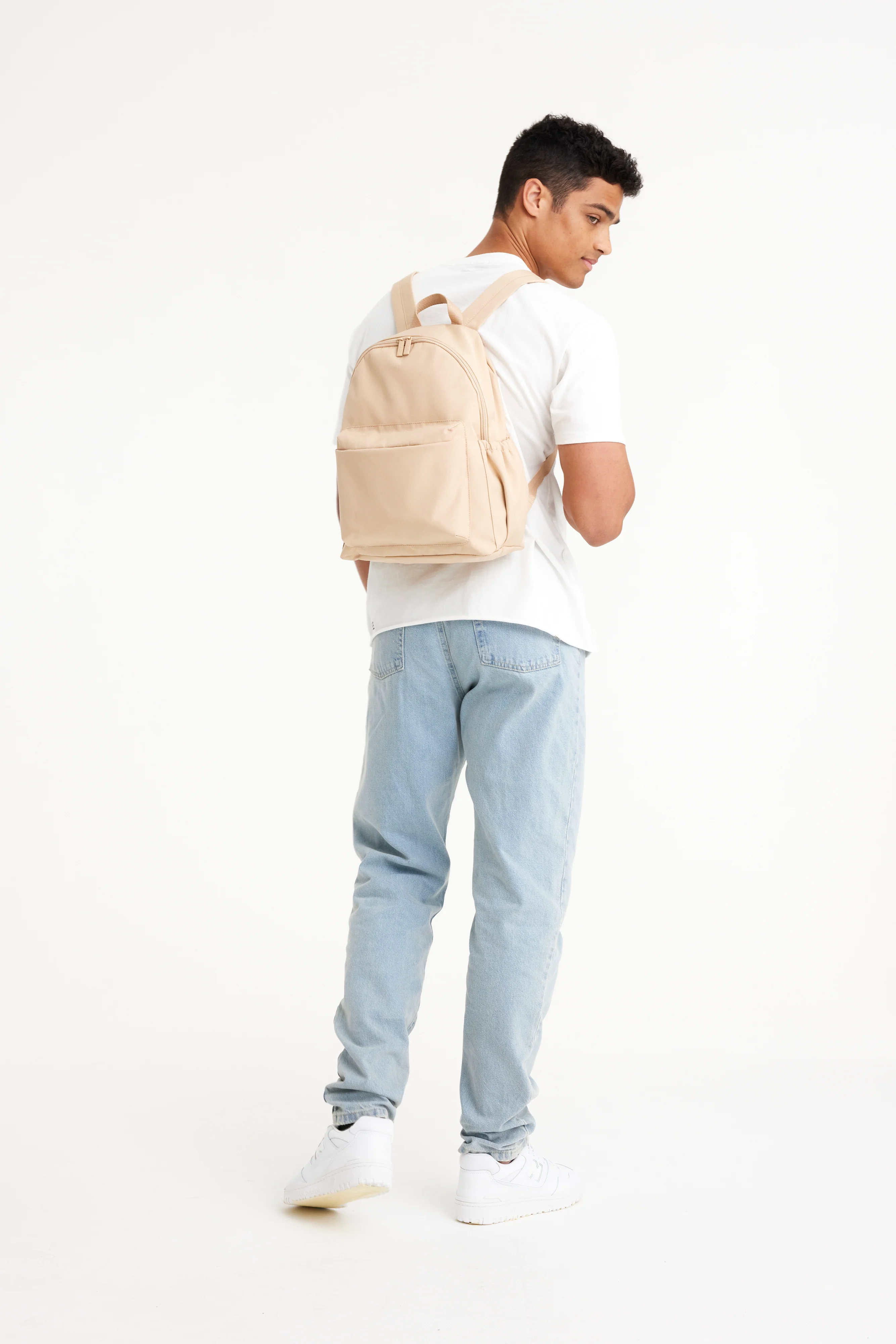 The BÉISics Backpack in Beige