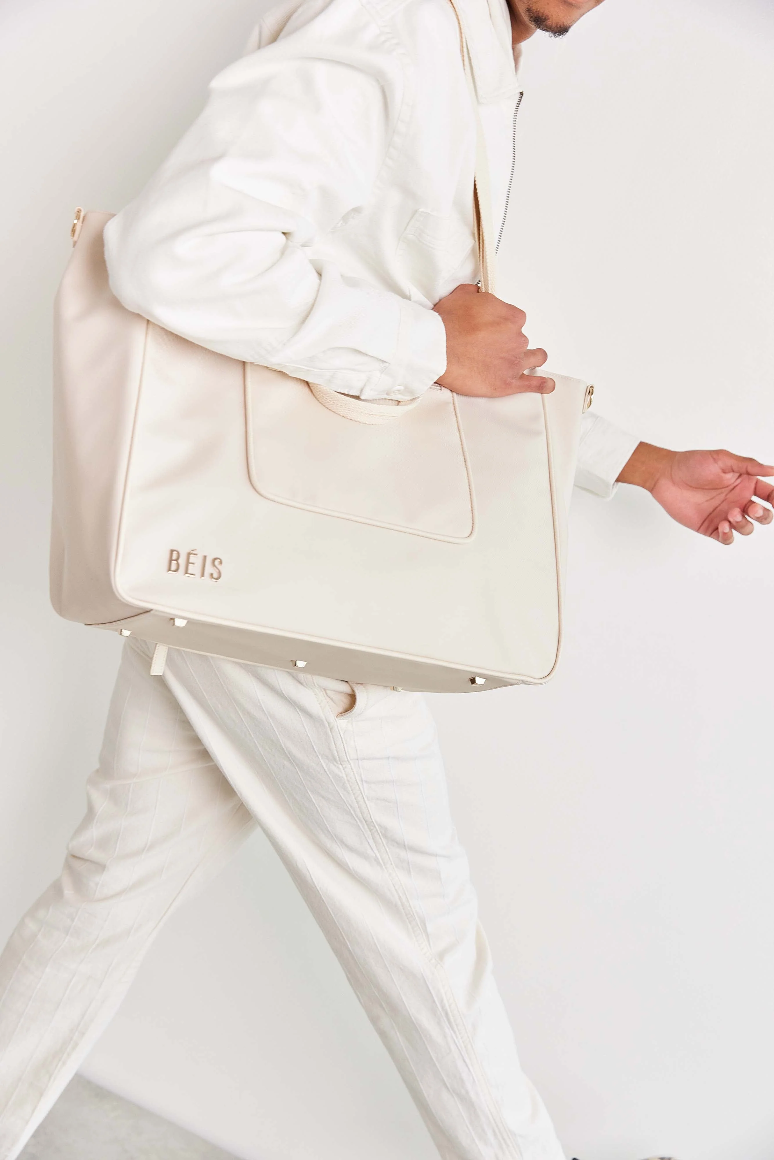 Resale The East To West Tote in Beige