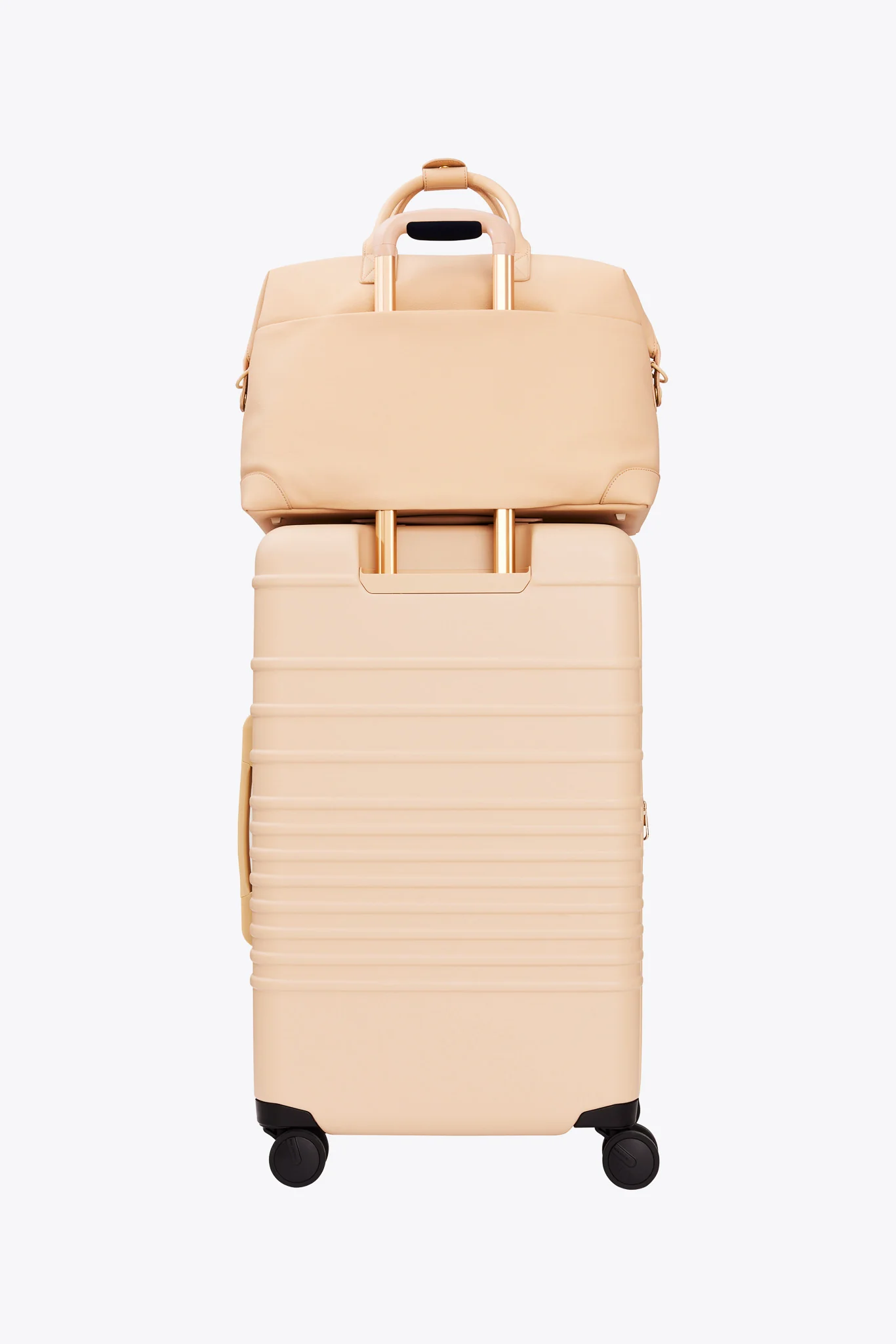 The Premium Duffle in Beige