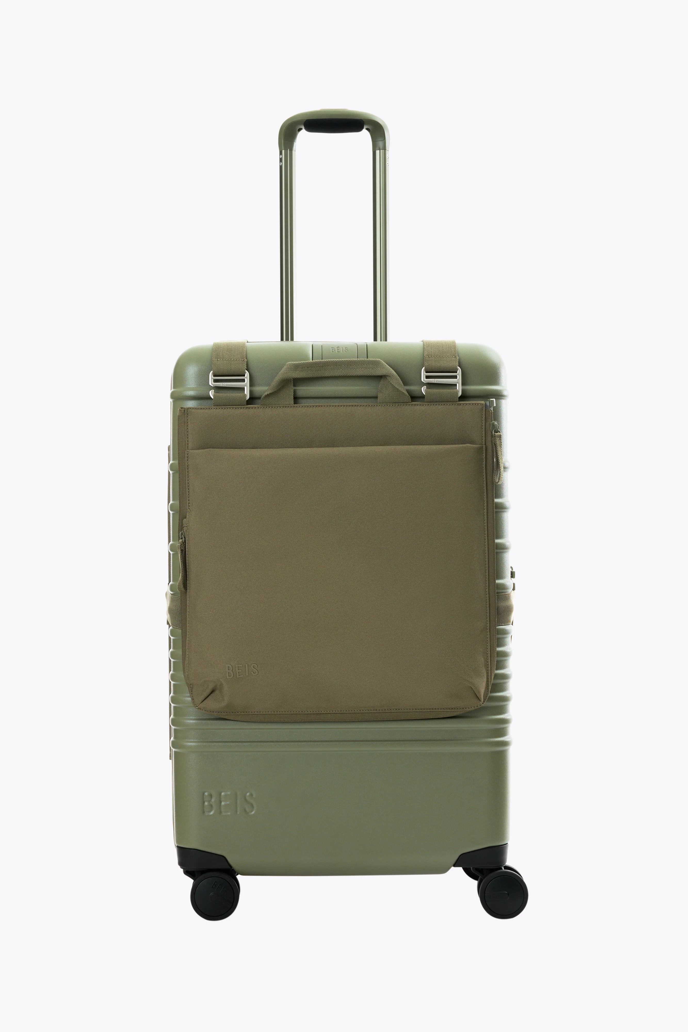 The Convertible Luggage Vest in Olive