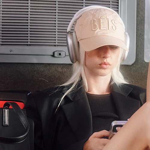 The BÉISball Cap in Beige