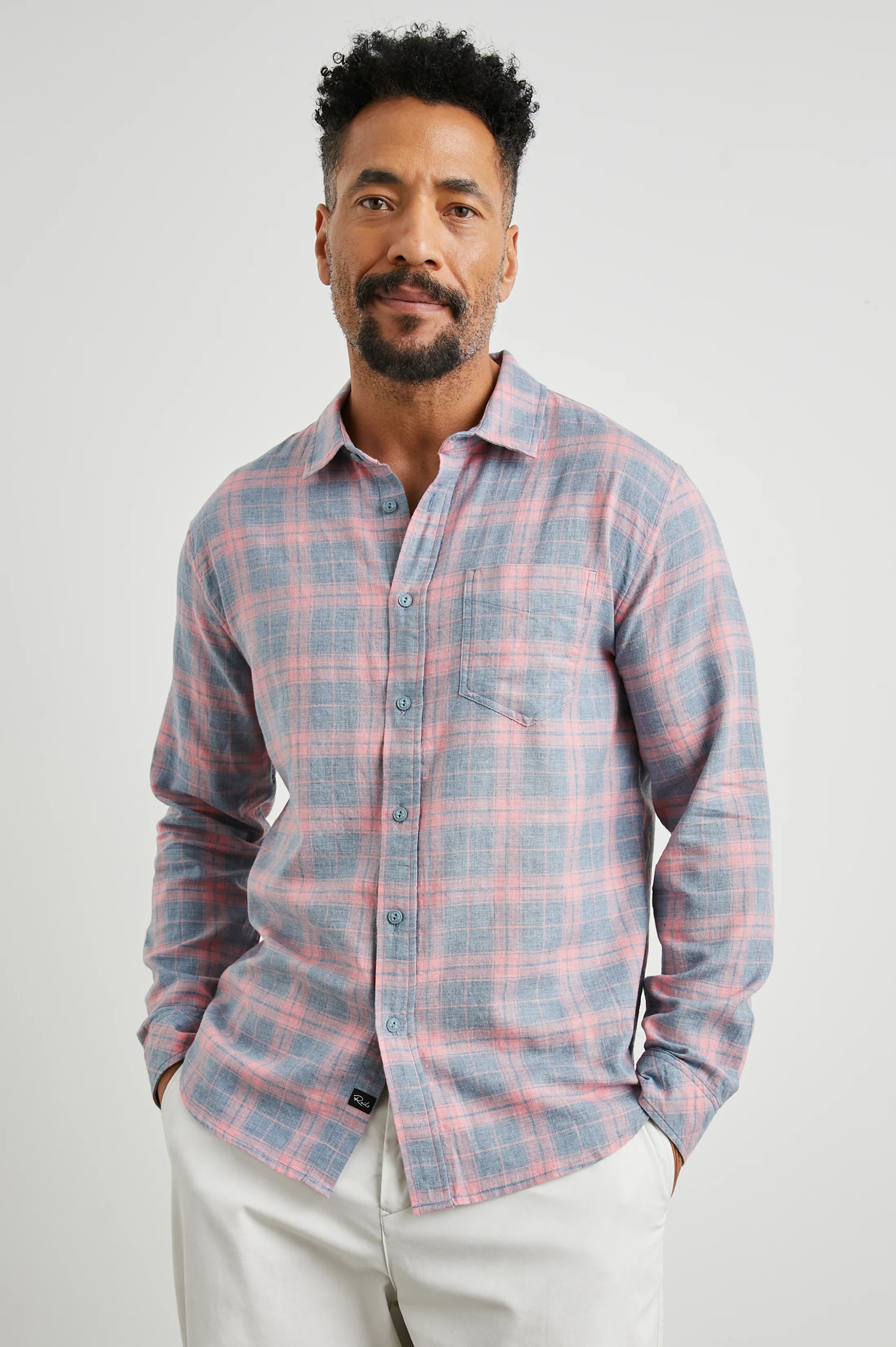 Wyatt Shirt - Poppy Denim Melange