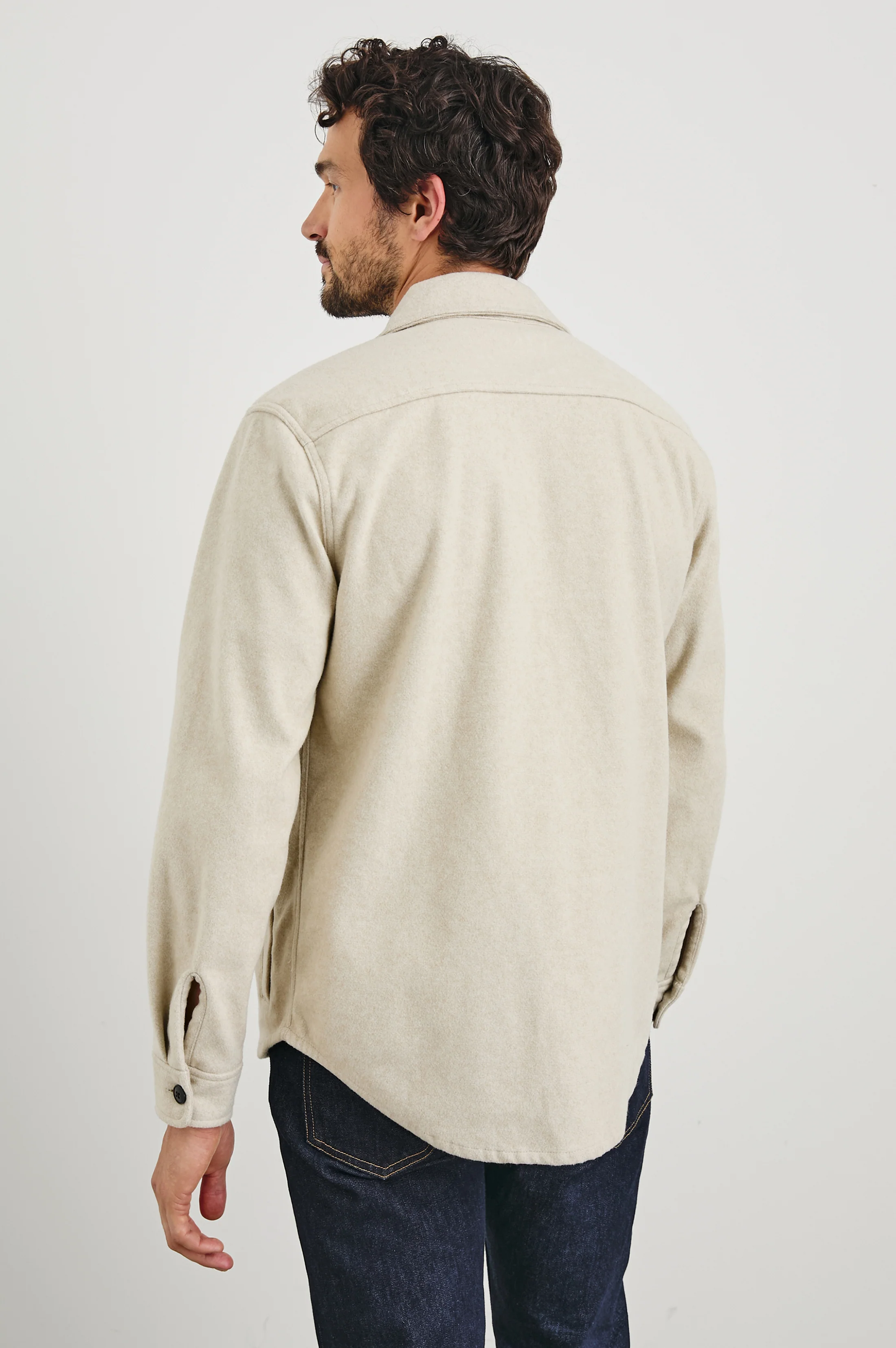 Warner Shirt Jacket - Beige