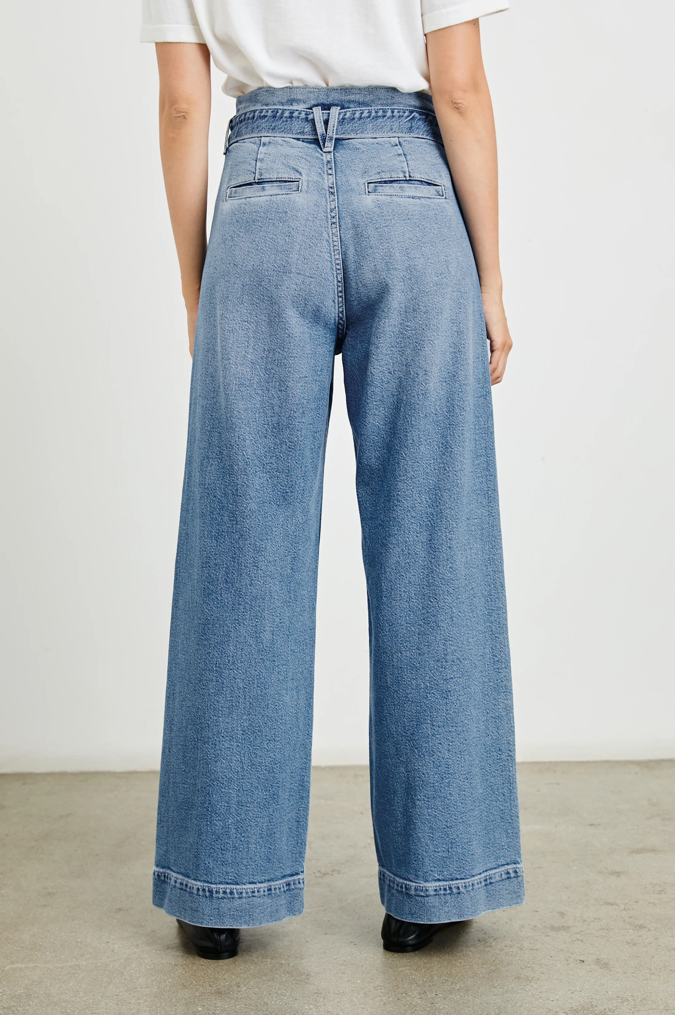 Descanso Wide Leg - Cadet Blue