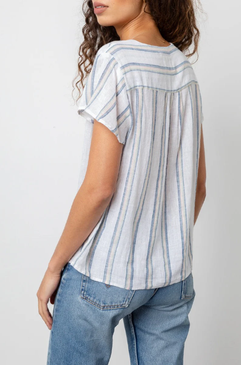 Viera Top - Ryland Stripe