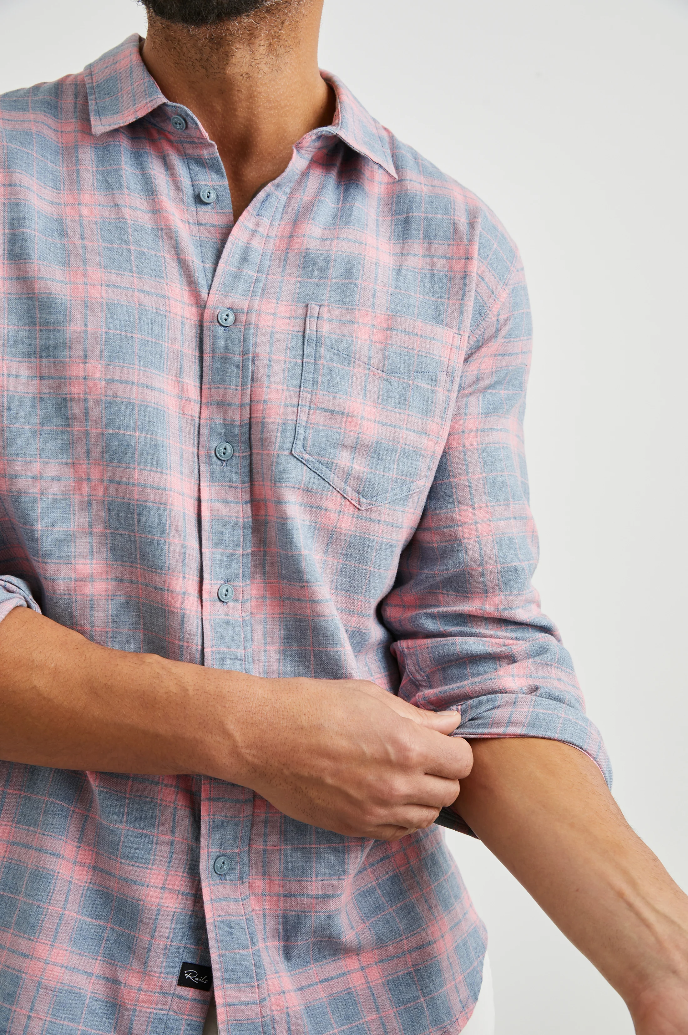 Wyatt Shirt - Poppy Denim Melange