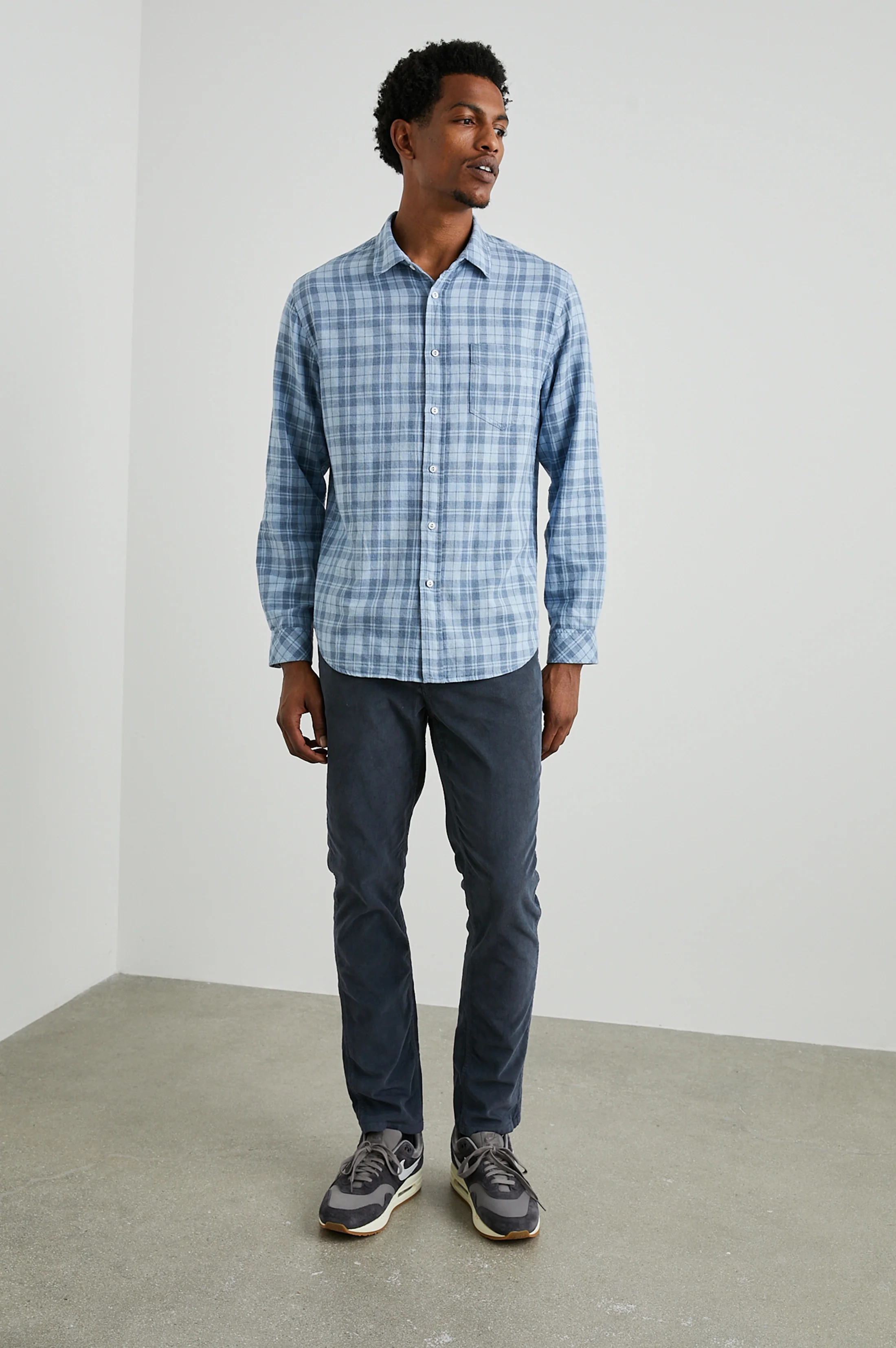 Wyatt Shirt - Sky Denim Heather