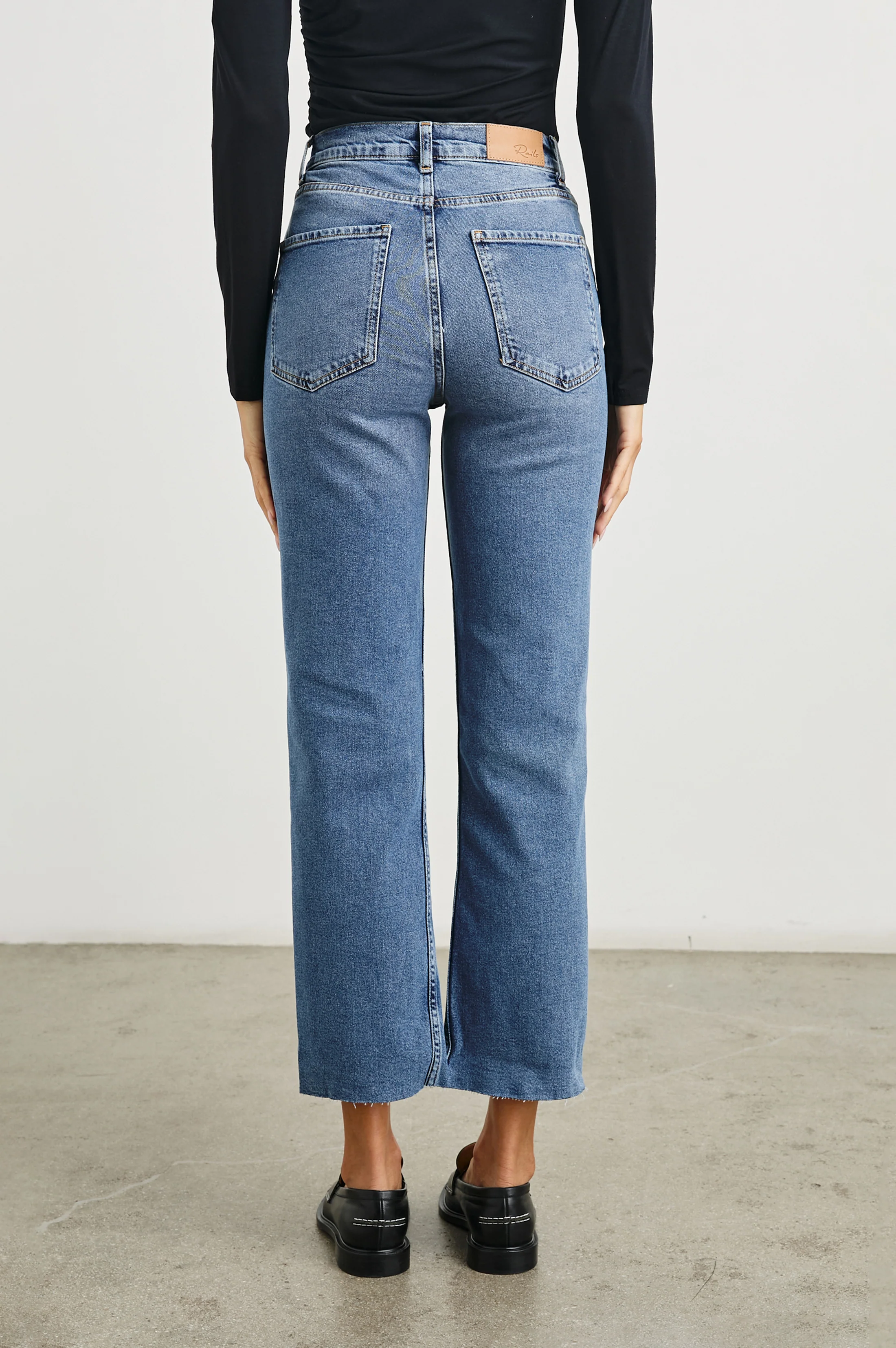 Topanga Crop Straight - Pure Indigo