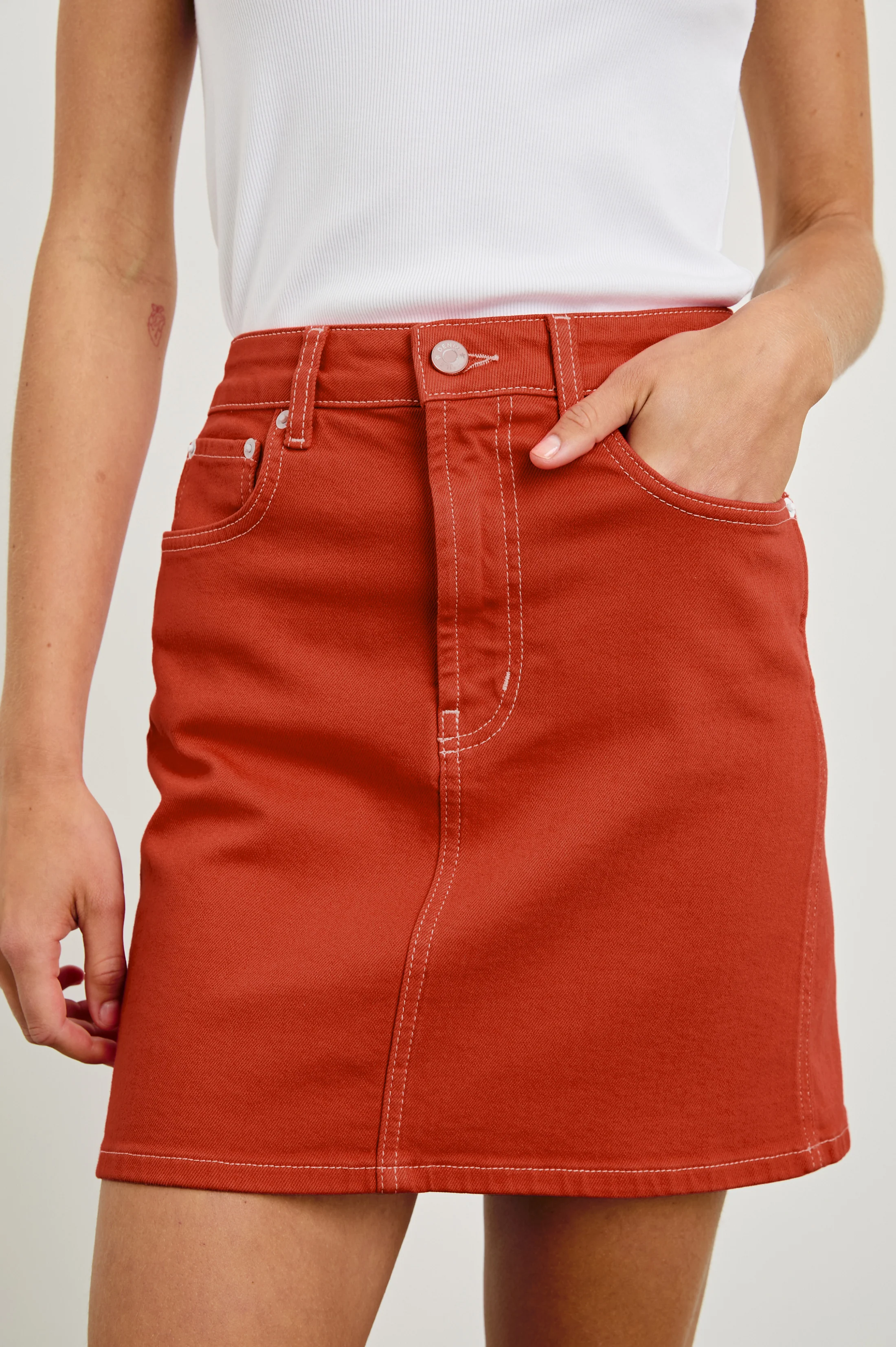 Burbank Skirt - Terracotta