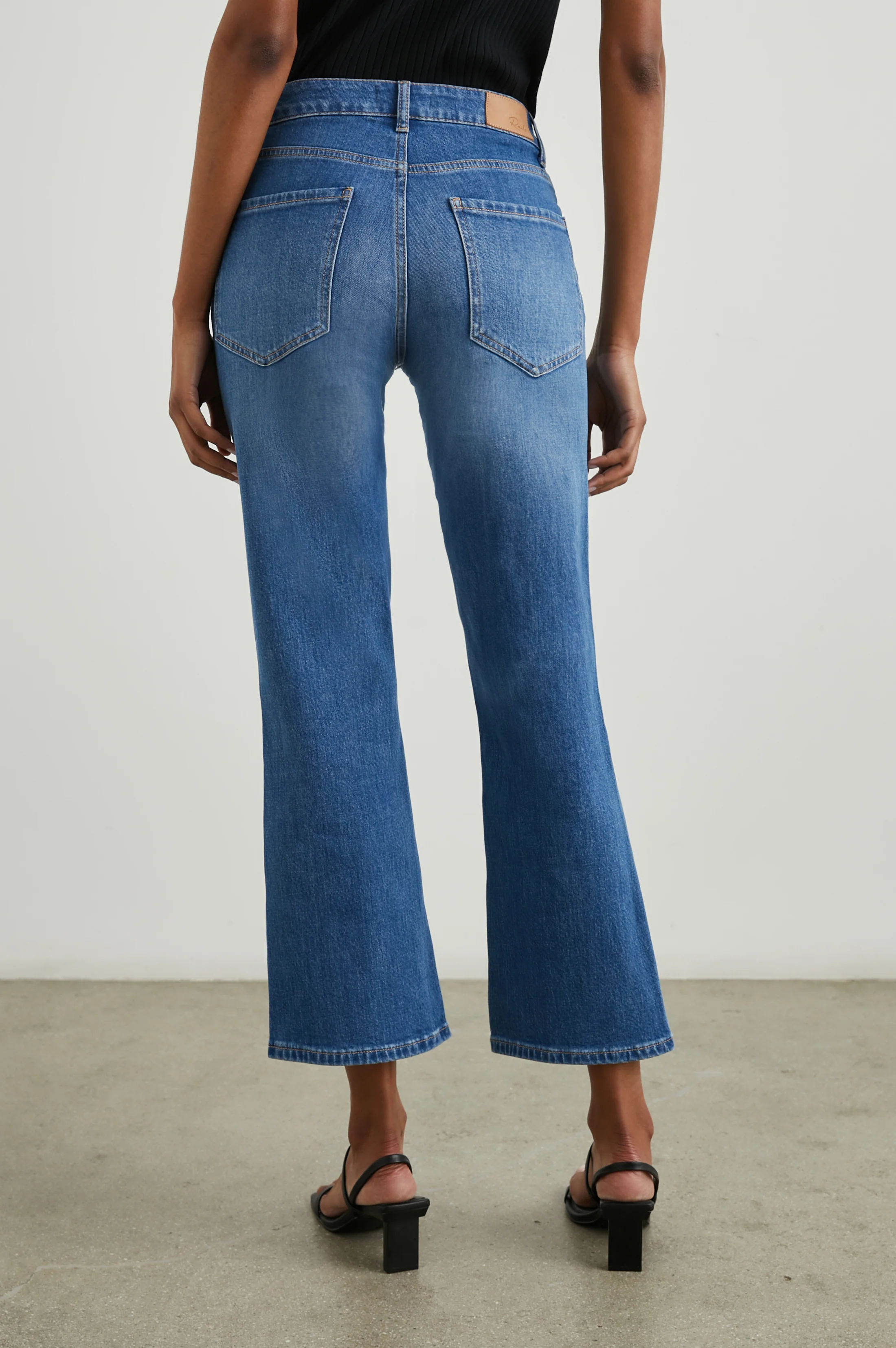 Sunset Crop Slim Flare - Tidal Wave