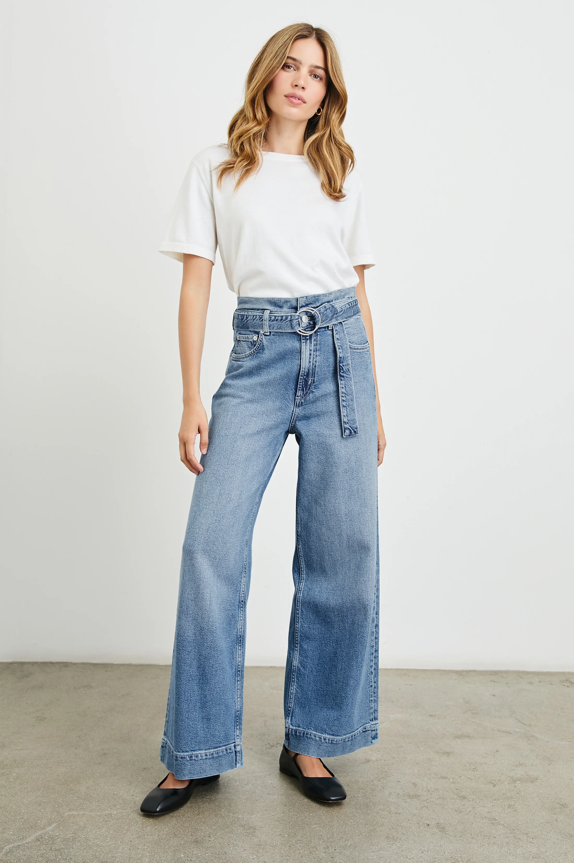 Descanso Wide Leg - Cadet Blue