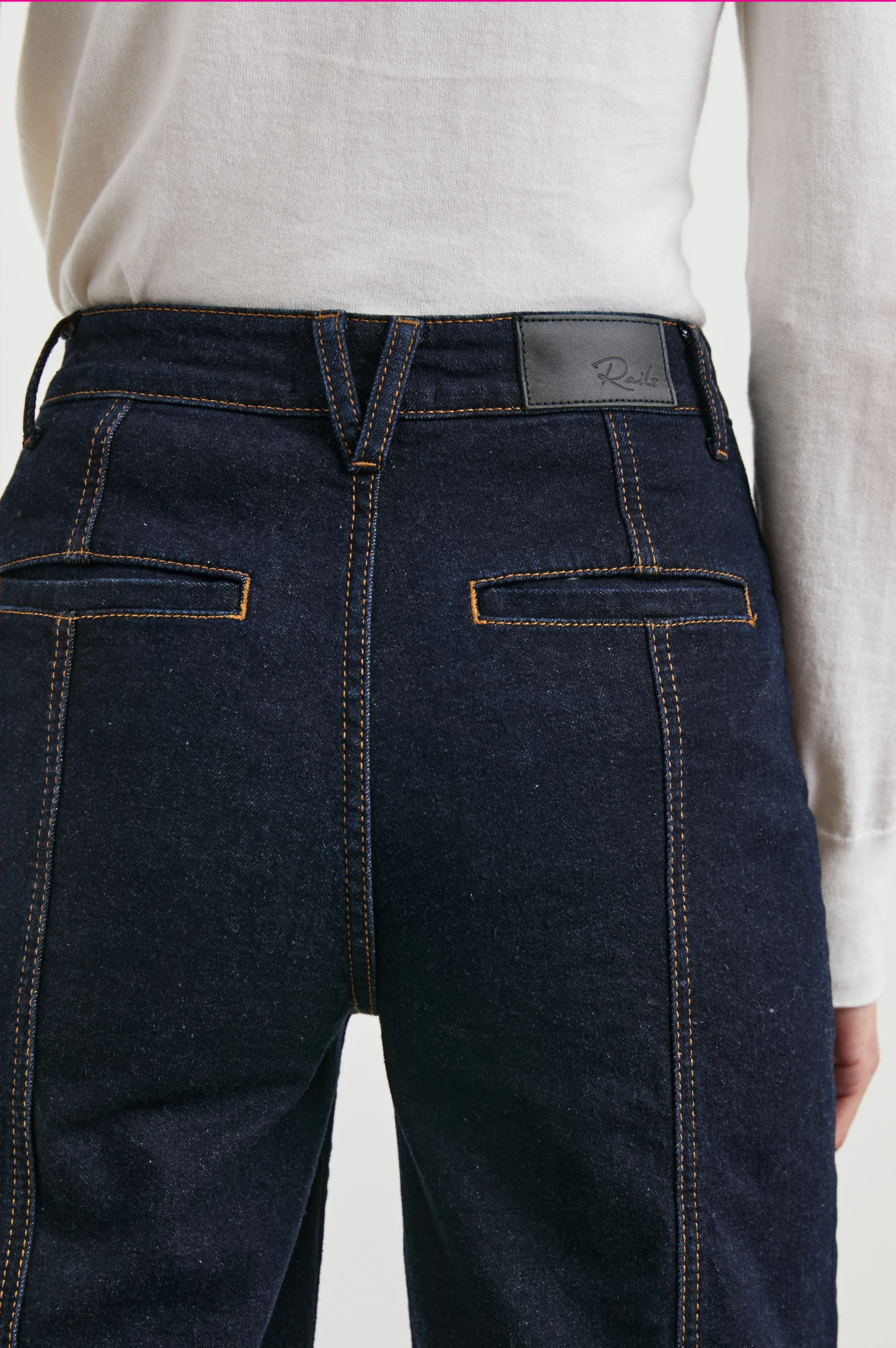 Getty Crop Utility Wide Leg - Midnight Blues