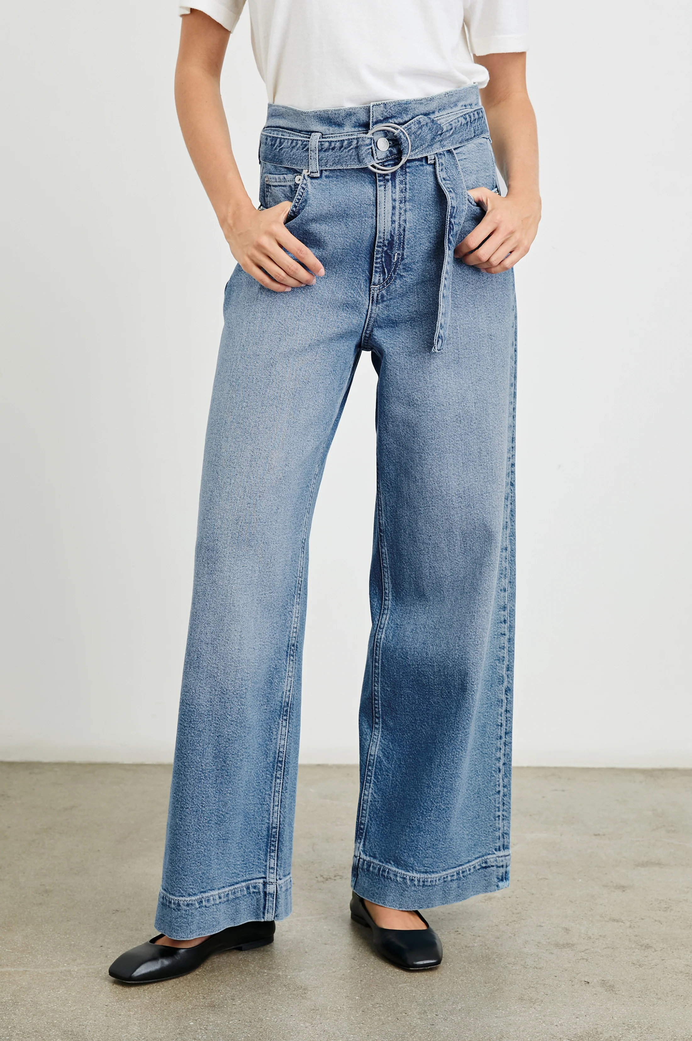 Descanso Wide Leg - Cadet Blue