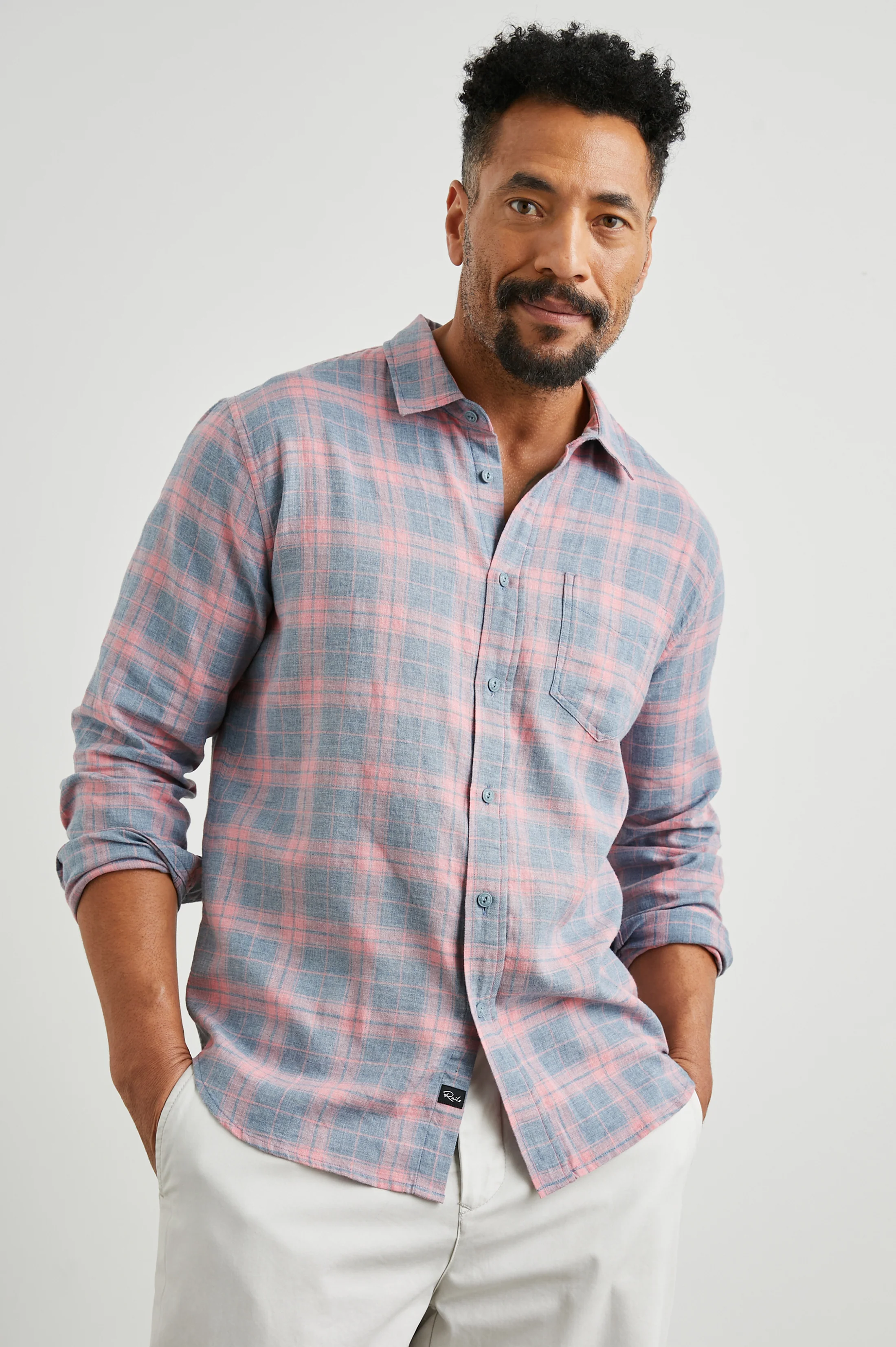 Wyatt Shirt - Poppy Denim Melange