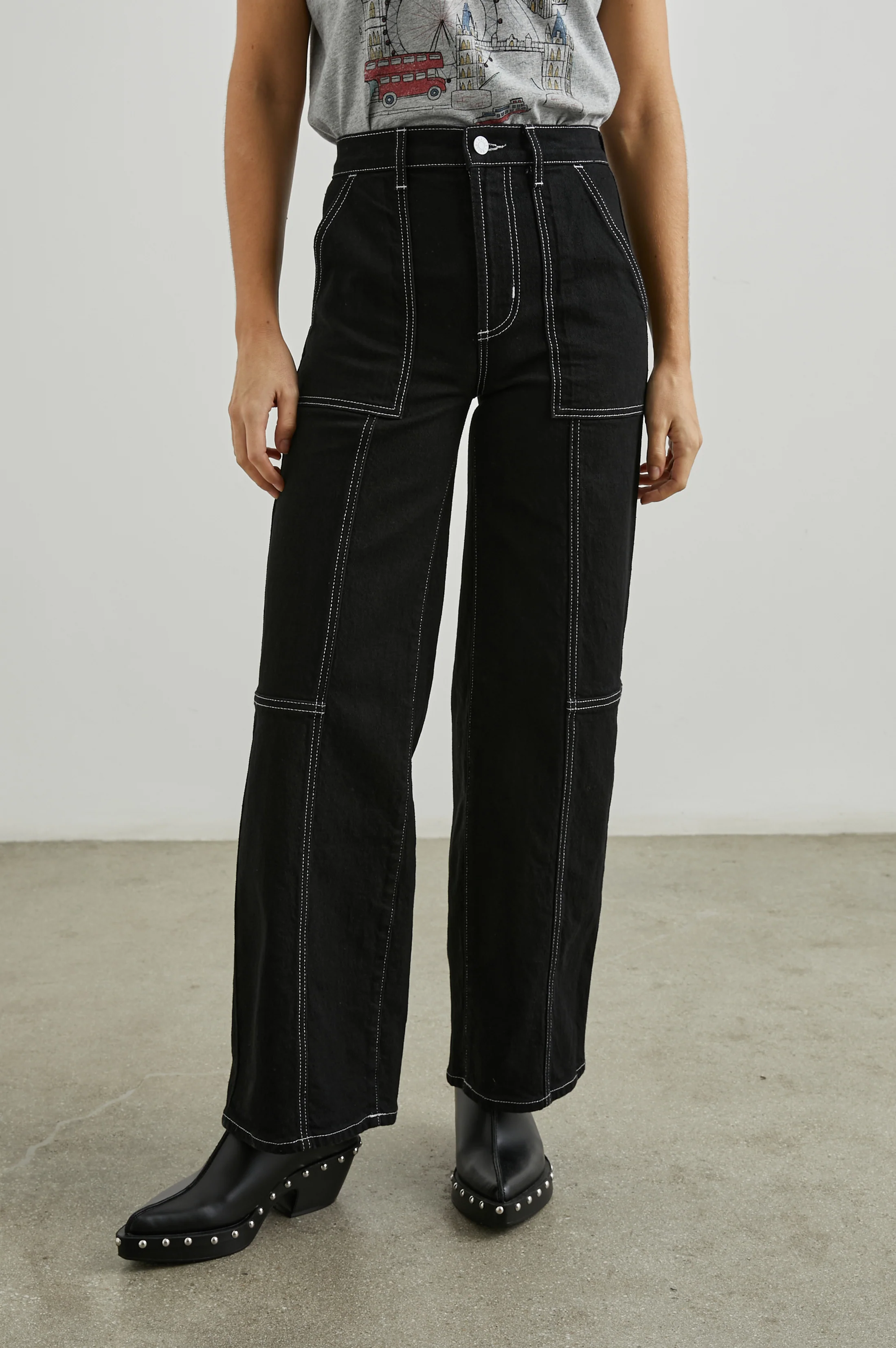 Getty Crop Utility Wide Leg - Orca