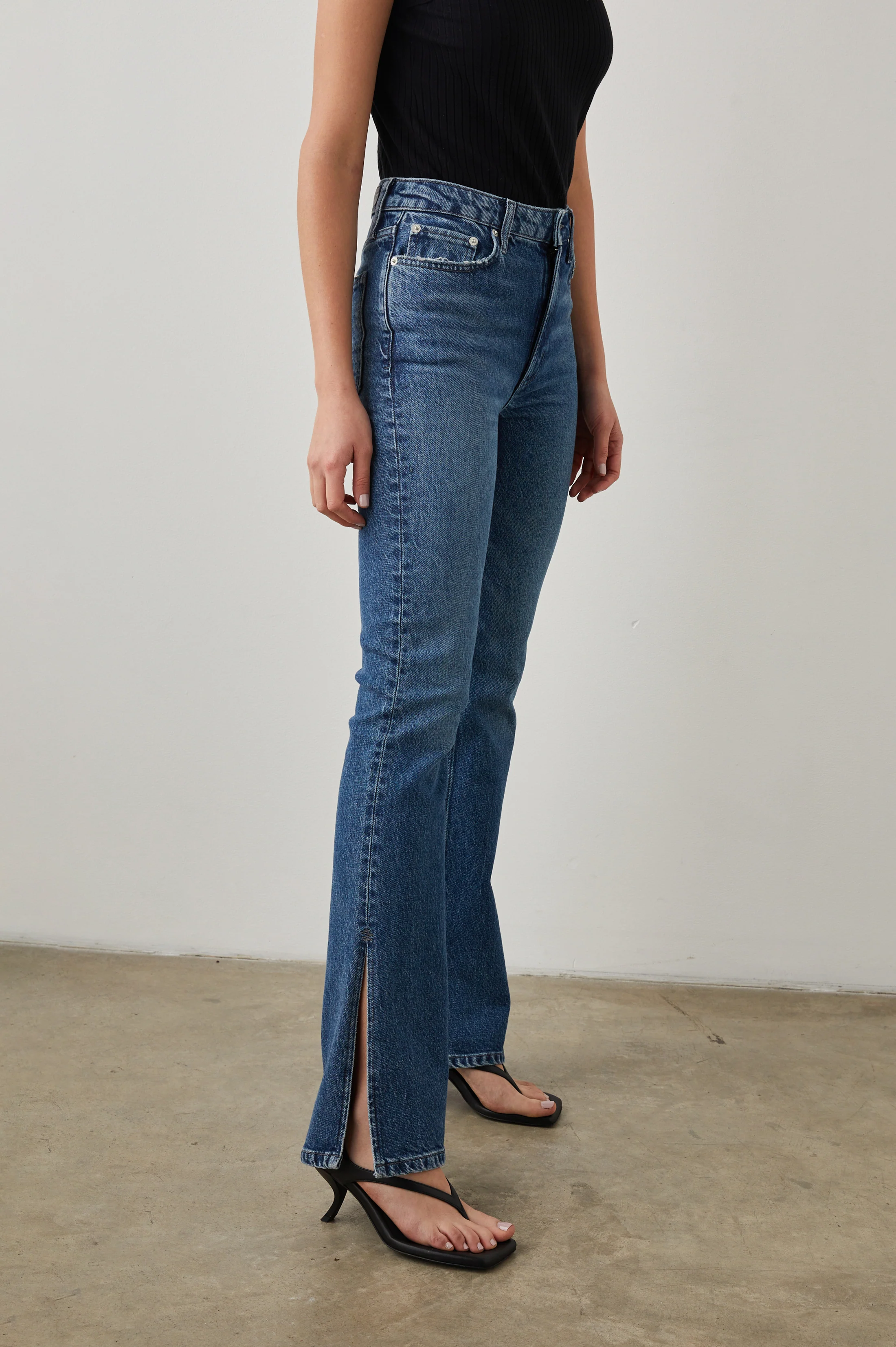 Sunset Slim Flare - Navy Stone