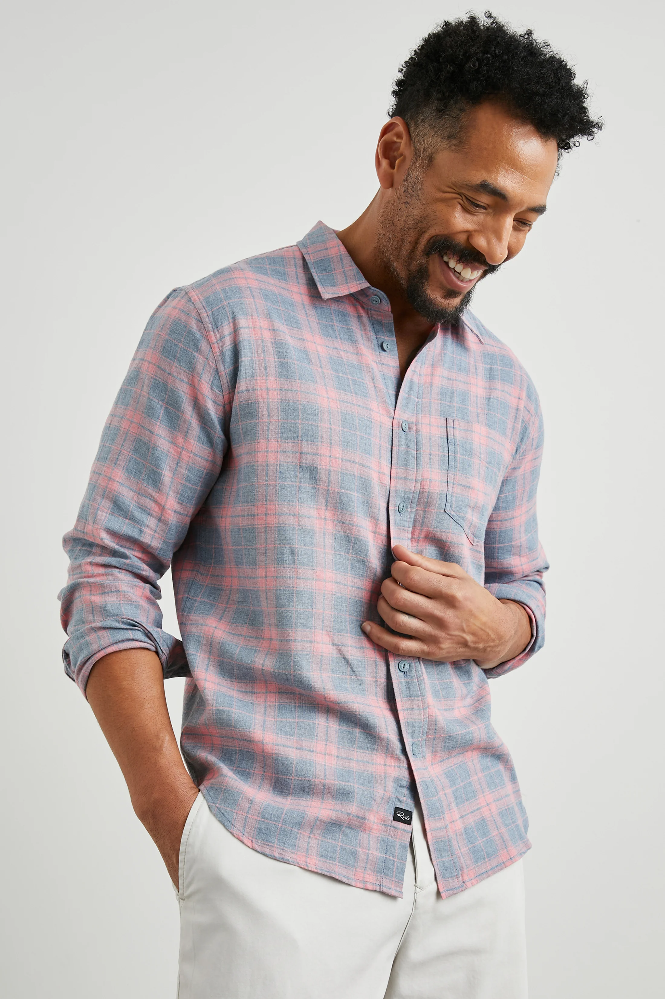 Wyatt Shirt - Poppy Denim Melange