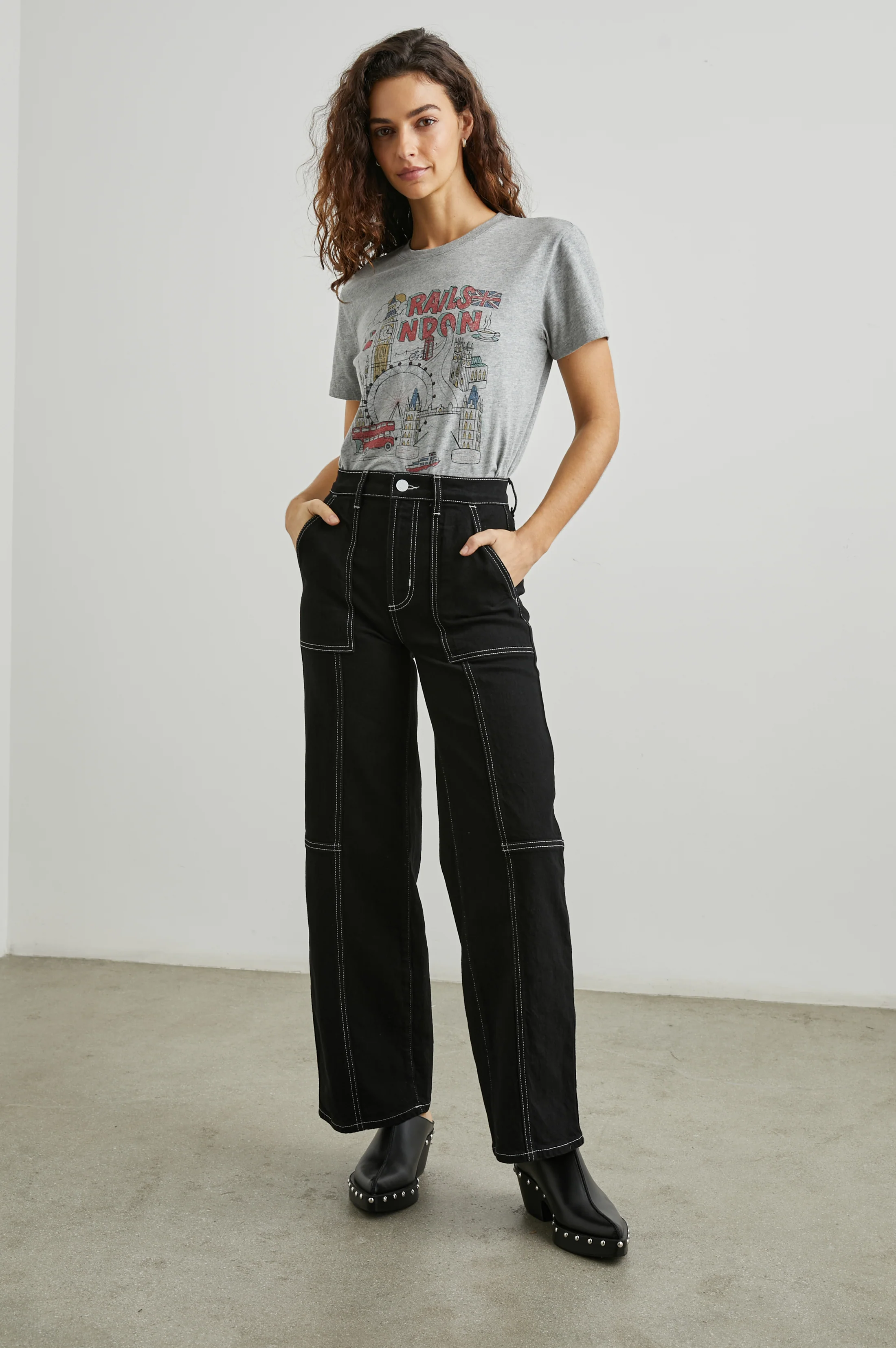 Getty Crop Utility Wide Leg - Orca