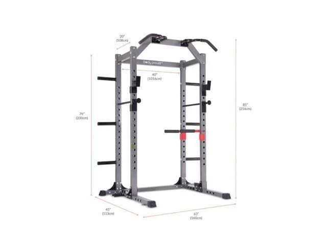 Body Power Deluxe Rack Cage System Pbc5380 Glamdessert