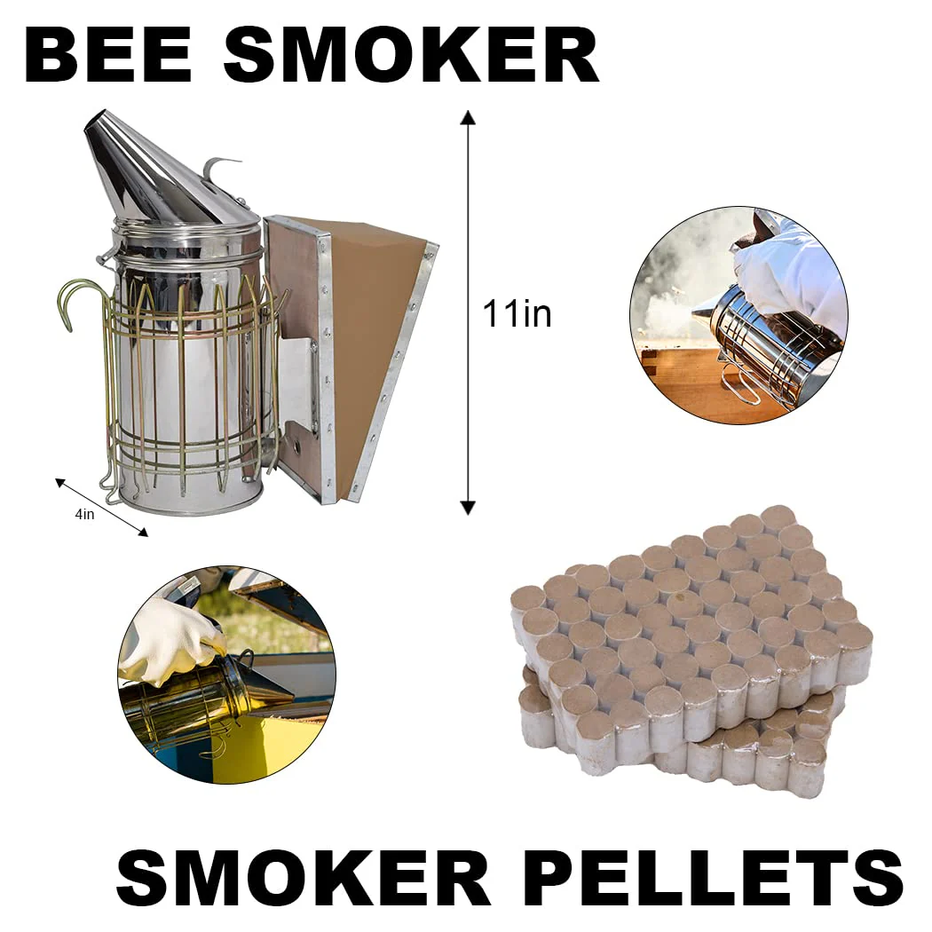 Beehive Starter Kit 8-frame Bee Boxes And Frames Starter Kit Wax Coated 