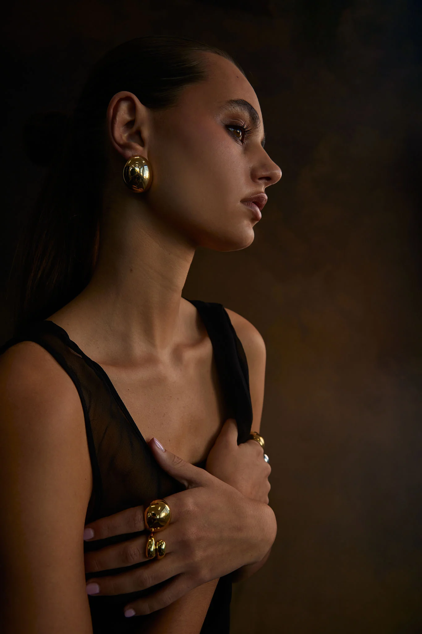 NOAH Knuckle Ring Gold