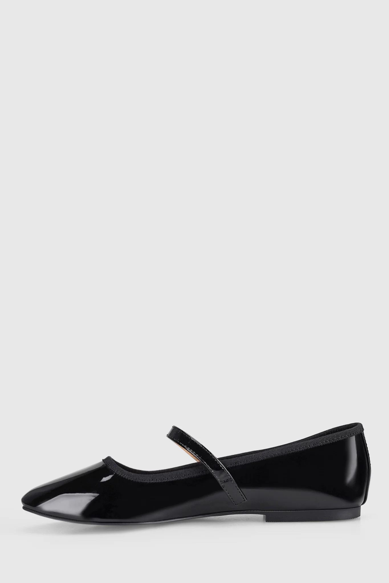 VERALi Bambi Mary-Jane Flats Black Patent