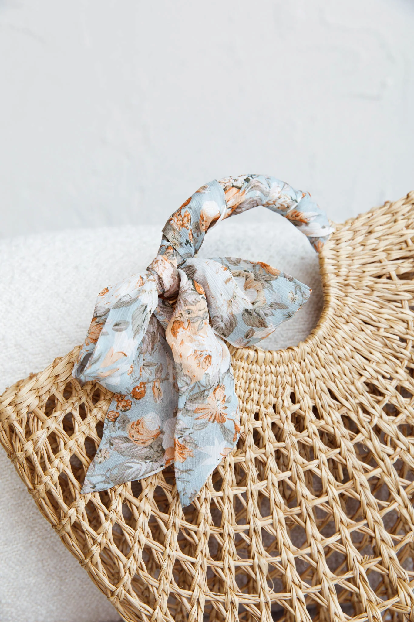 Maddie Twilly Scarf Floral Peach