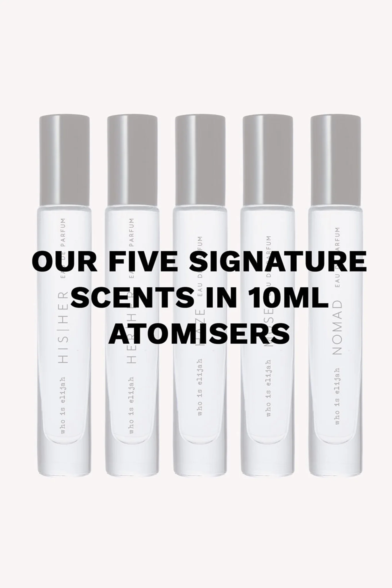 WHO IS ELIJAH THE COLLECTIVE 5 x 10ml Atomizer EDP