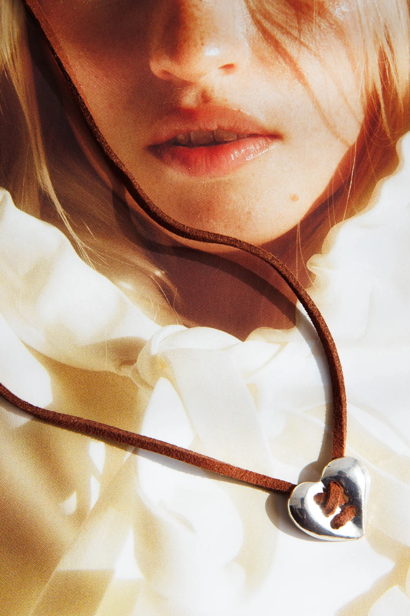 Daily Heart Pendant Necklace Silver