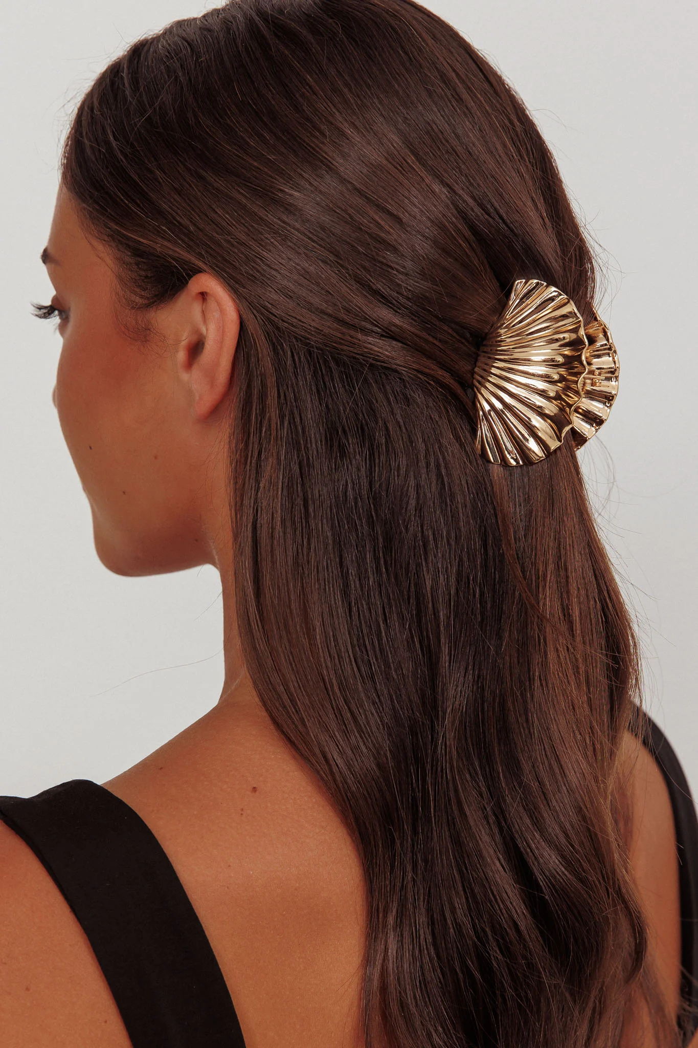 Palm Beach Shell Clip Gold