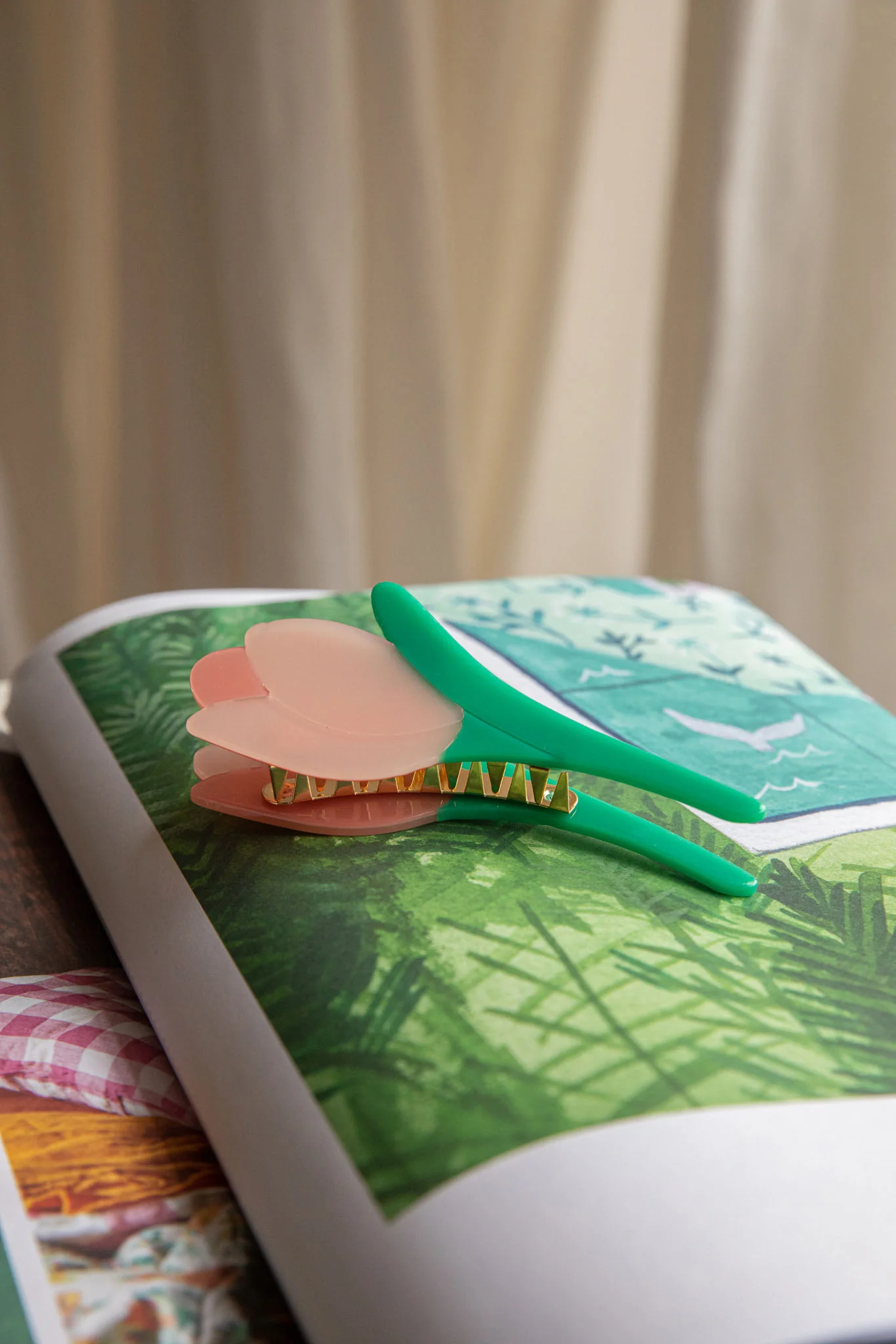 Tulip Hair Clip Flower