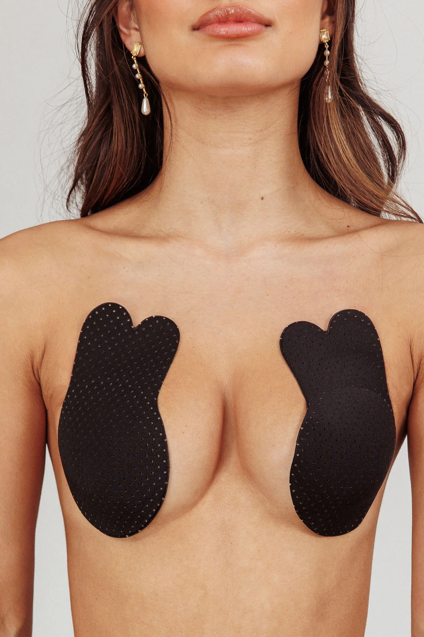 Felicia Bunny Adhesive Bra Black