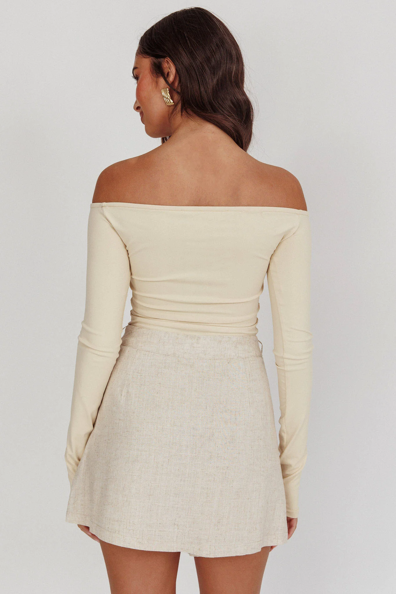 Euphoria Linen Skort Sand