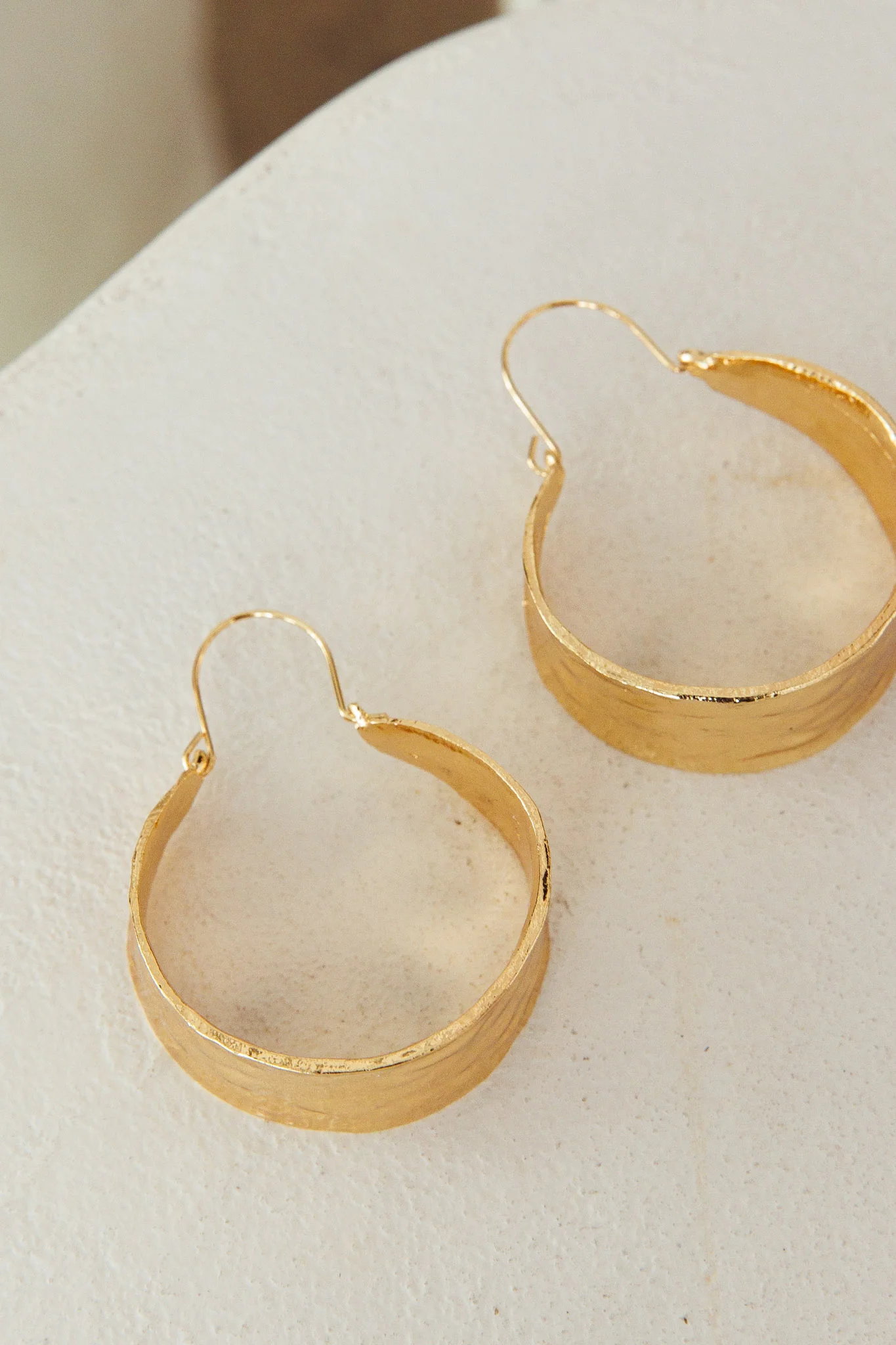 Vitality Hoop Earrings Gold