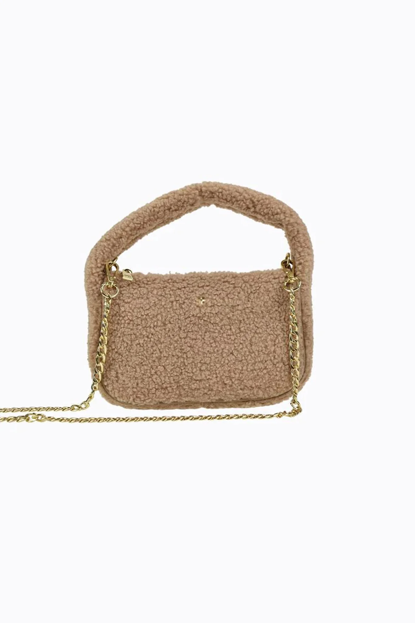 Peta And Jain Bristol Teddy Shoulder Bag Nude