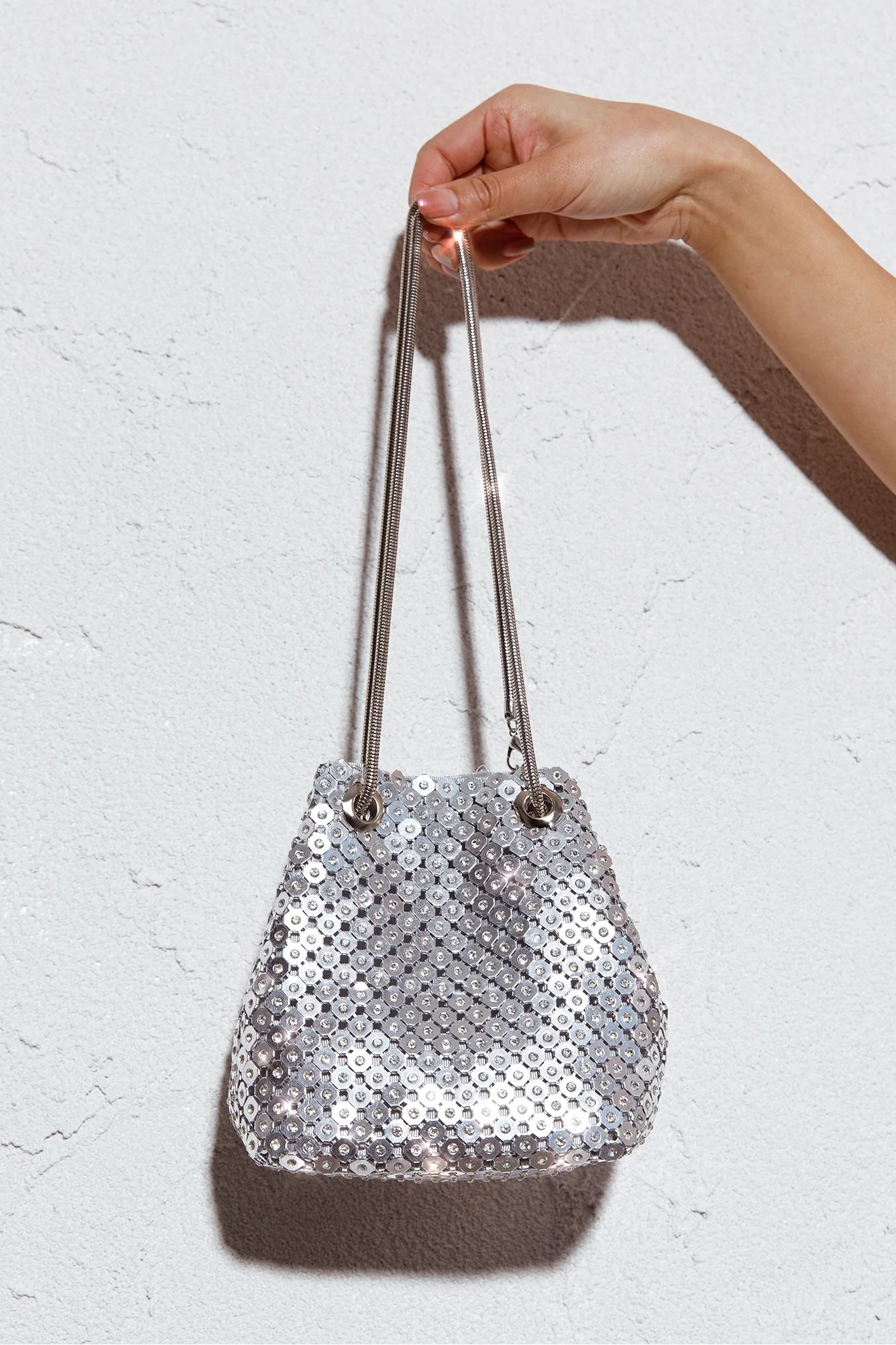 Trixie Chainmail Bag Silver