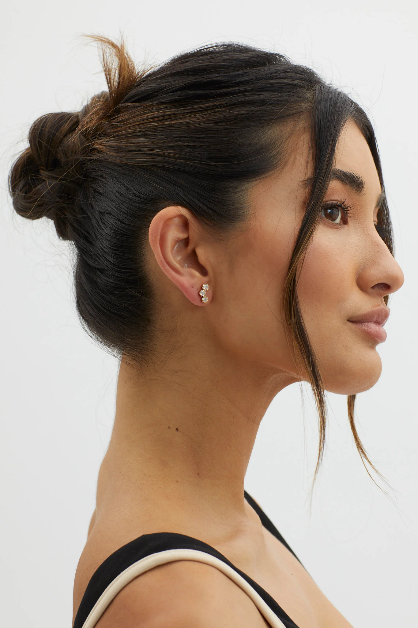 Star Sign Stud Earrings Gold