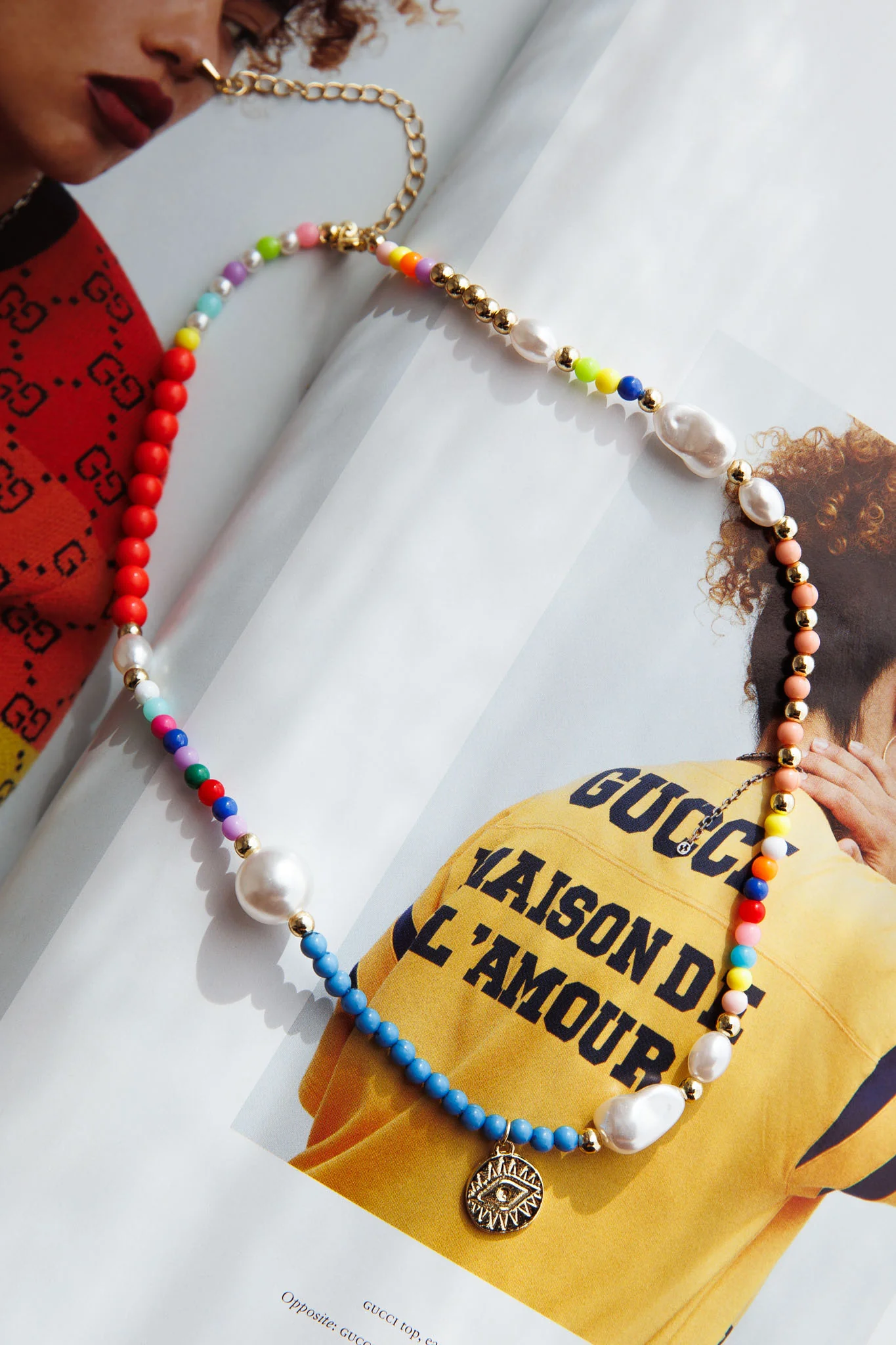 Demi Beaded Necklace Multi