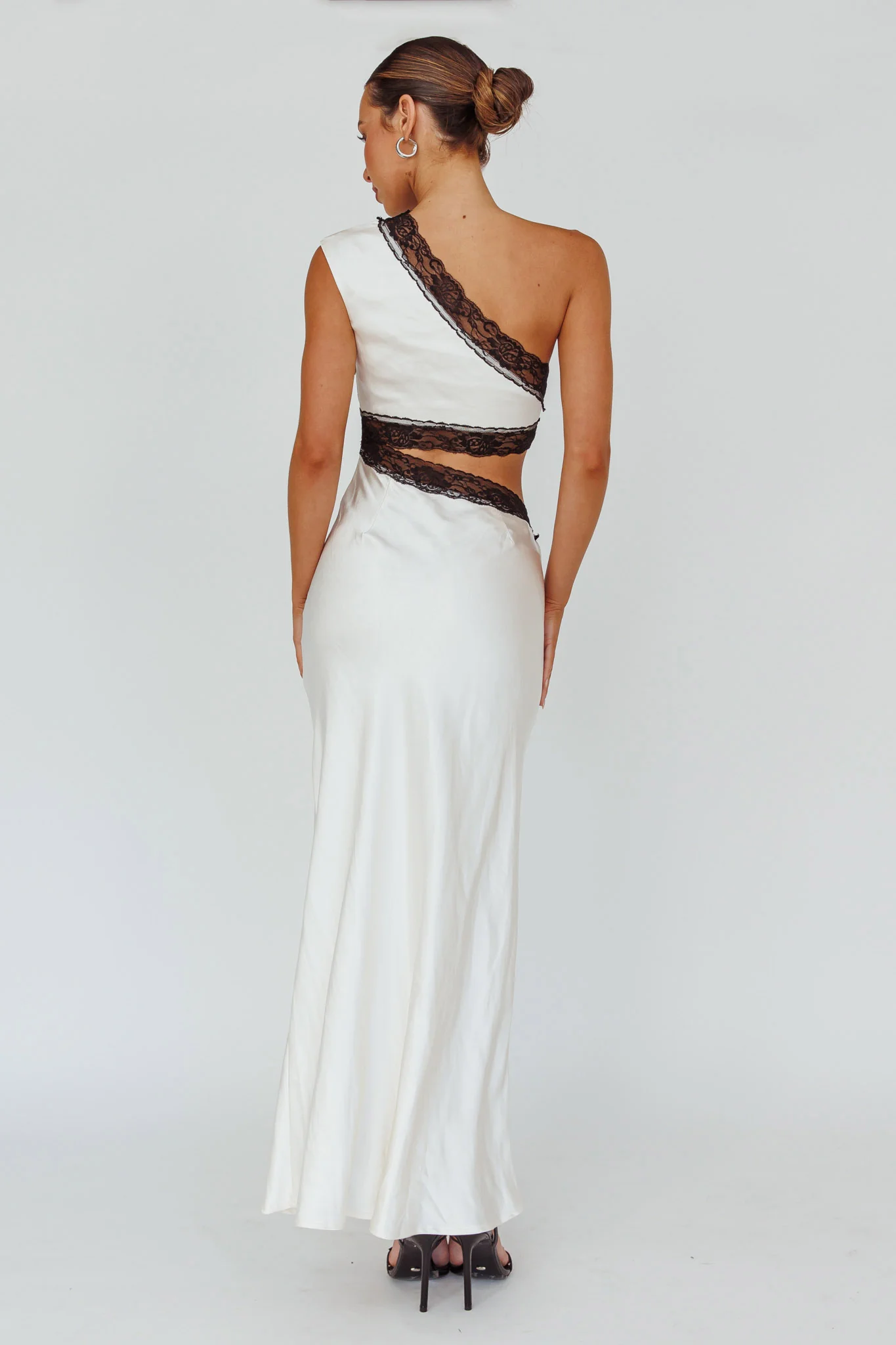 Mahli One-Shoulder Maxi Dress Champagne