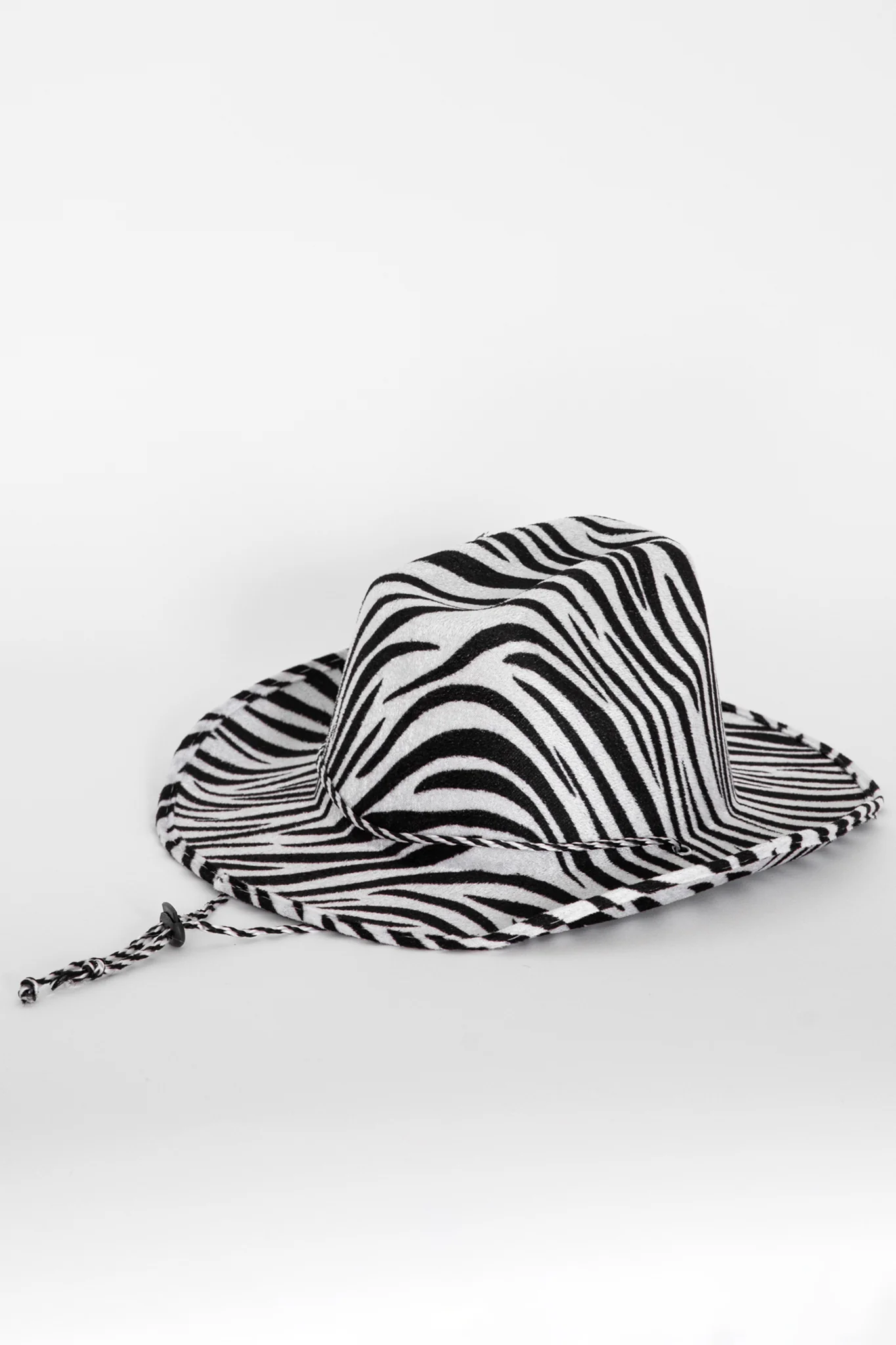Zebra Print Cowboy Hat