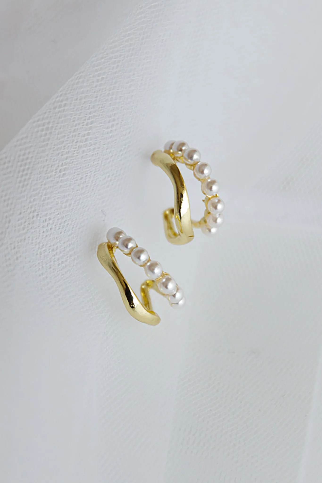 Charis Double Hoops Gold