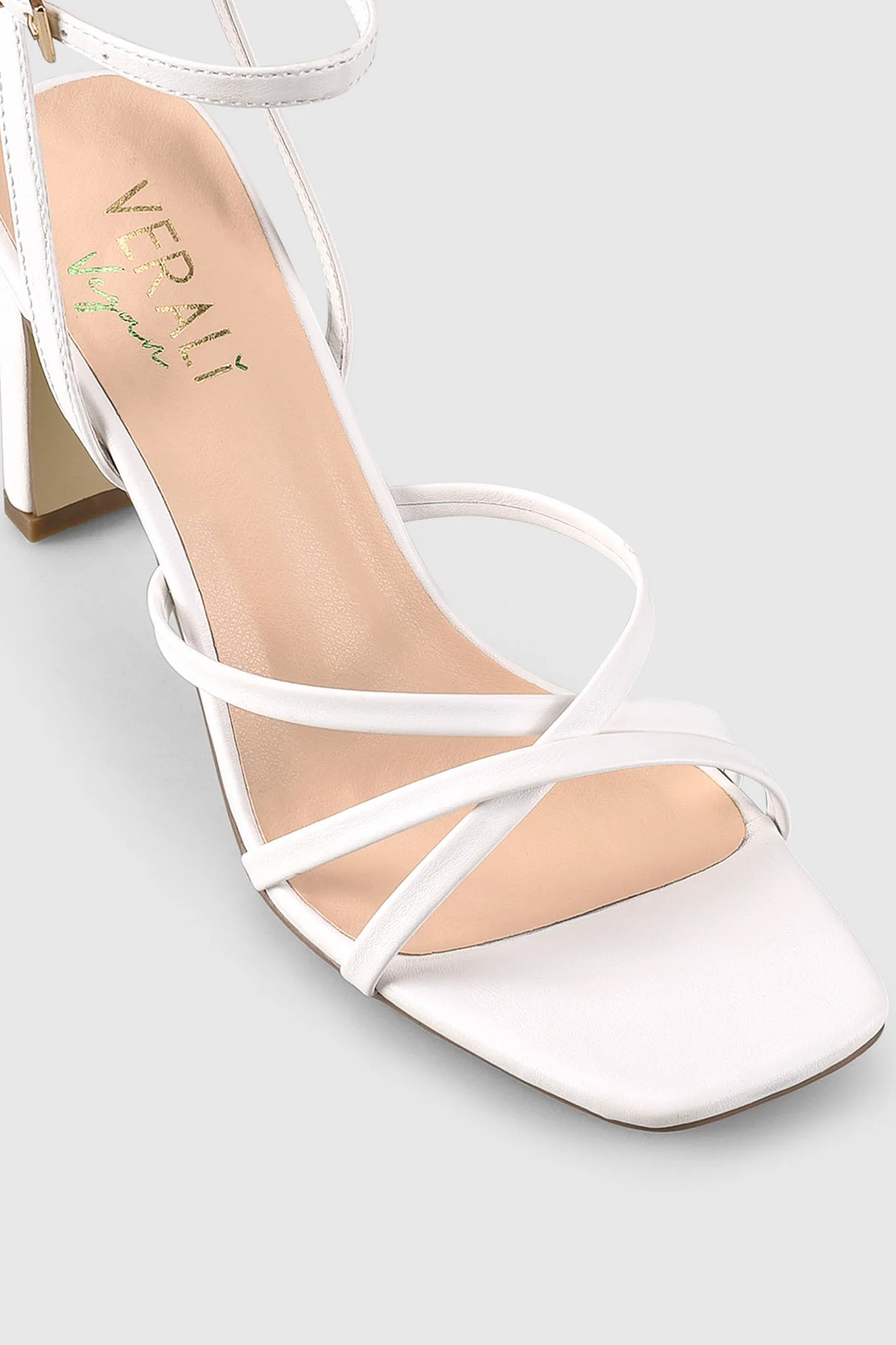 VERALi Kipp Strappy Heels Chalk