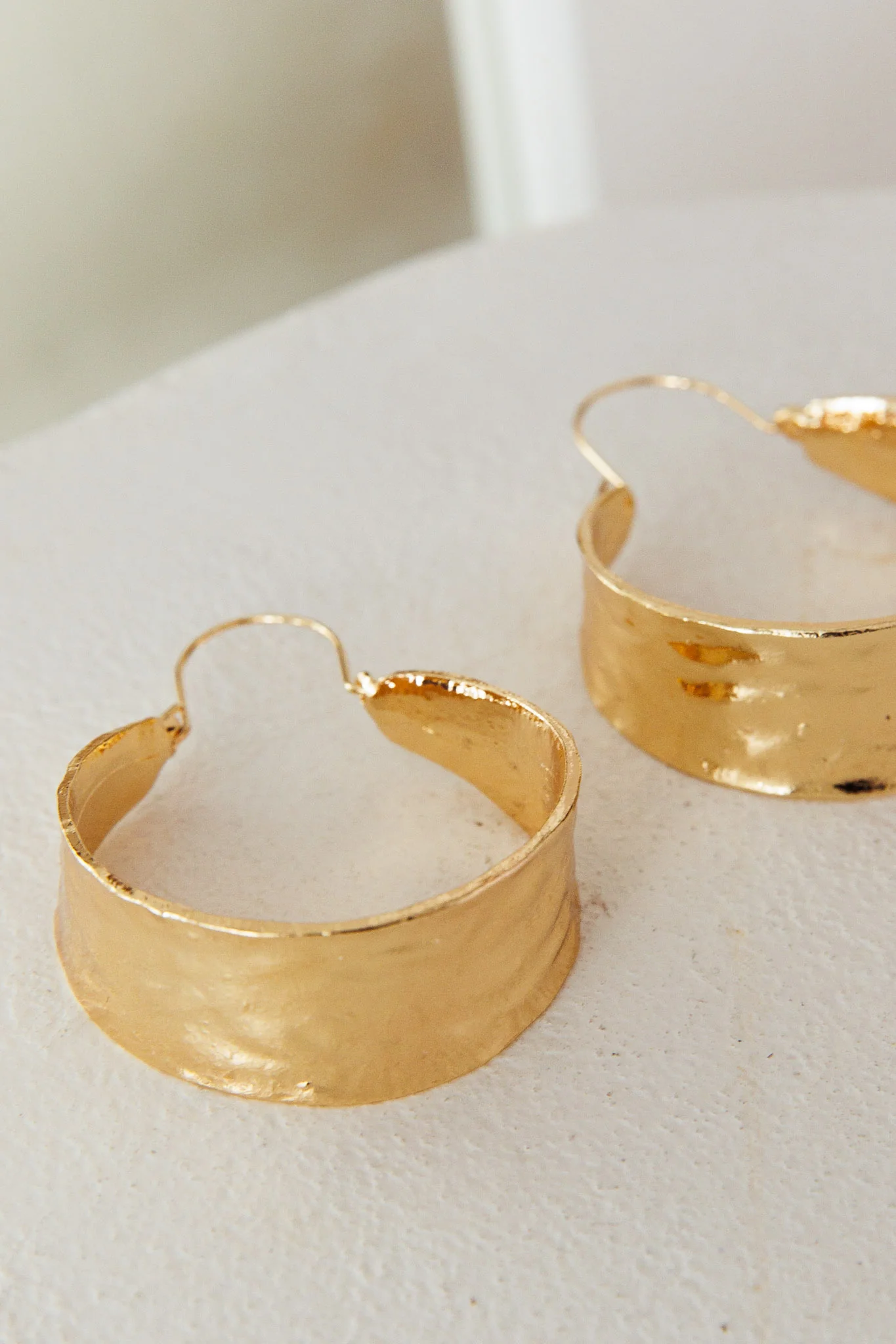 Vitality Hoop Earrings Gold