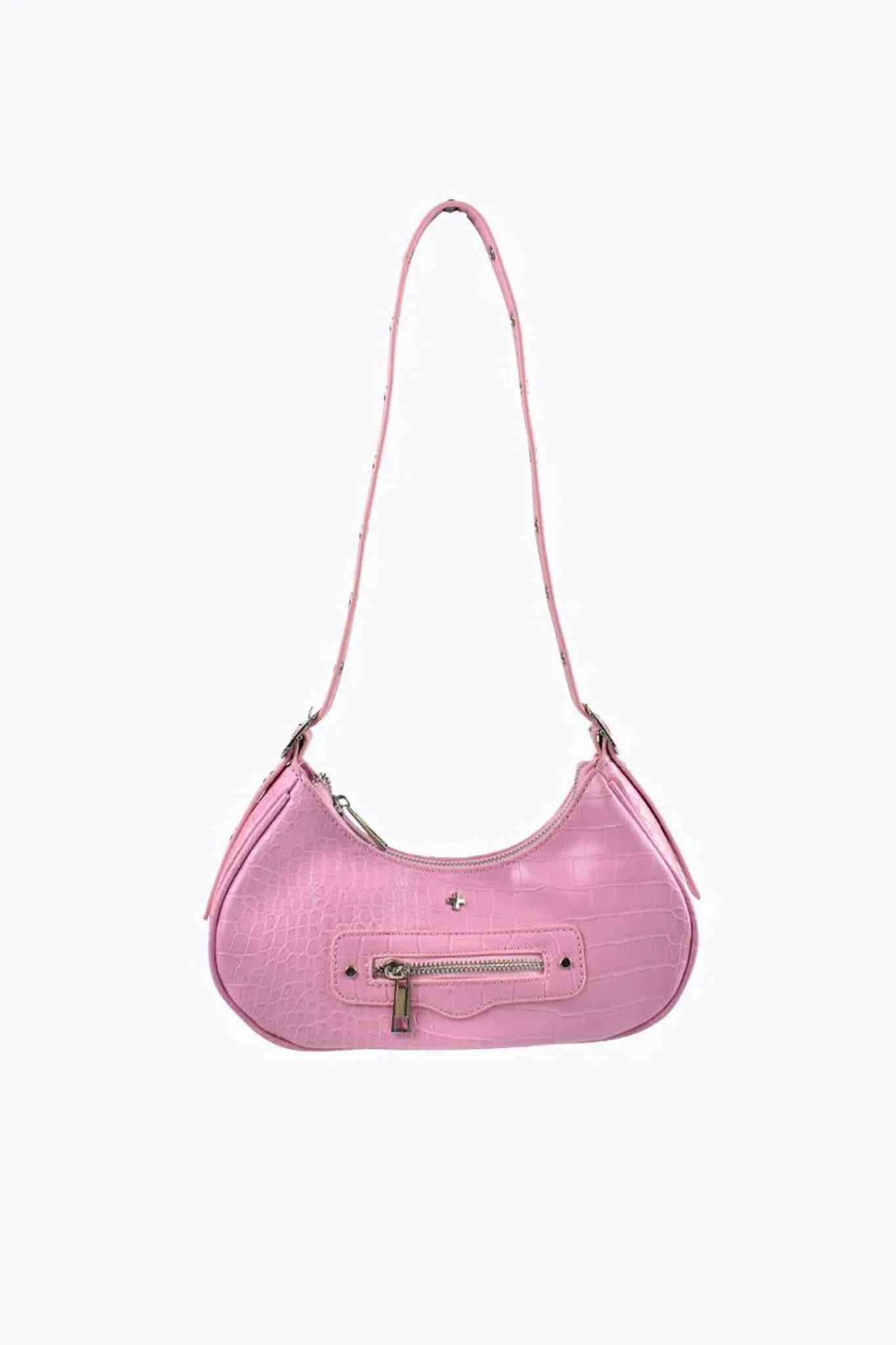 Peta And Jain Moto Shoulder Bag Pink