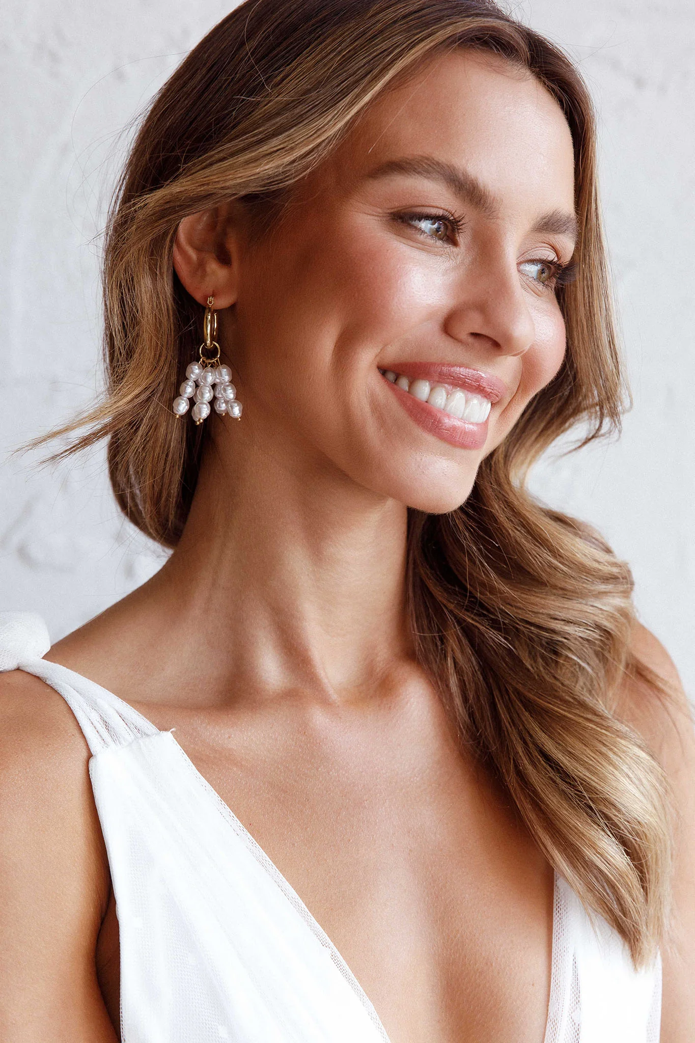 Forever Pearls Earrings Gold